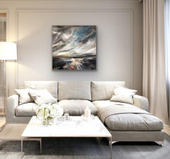 Ricordo, Pittura originale di paesaggio marino, Arte contemporanea