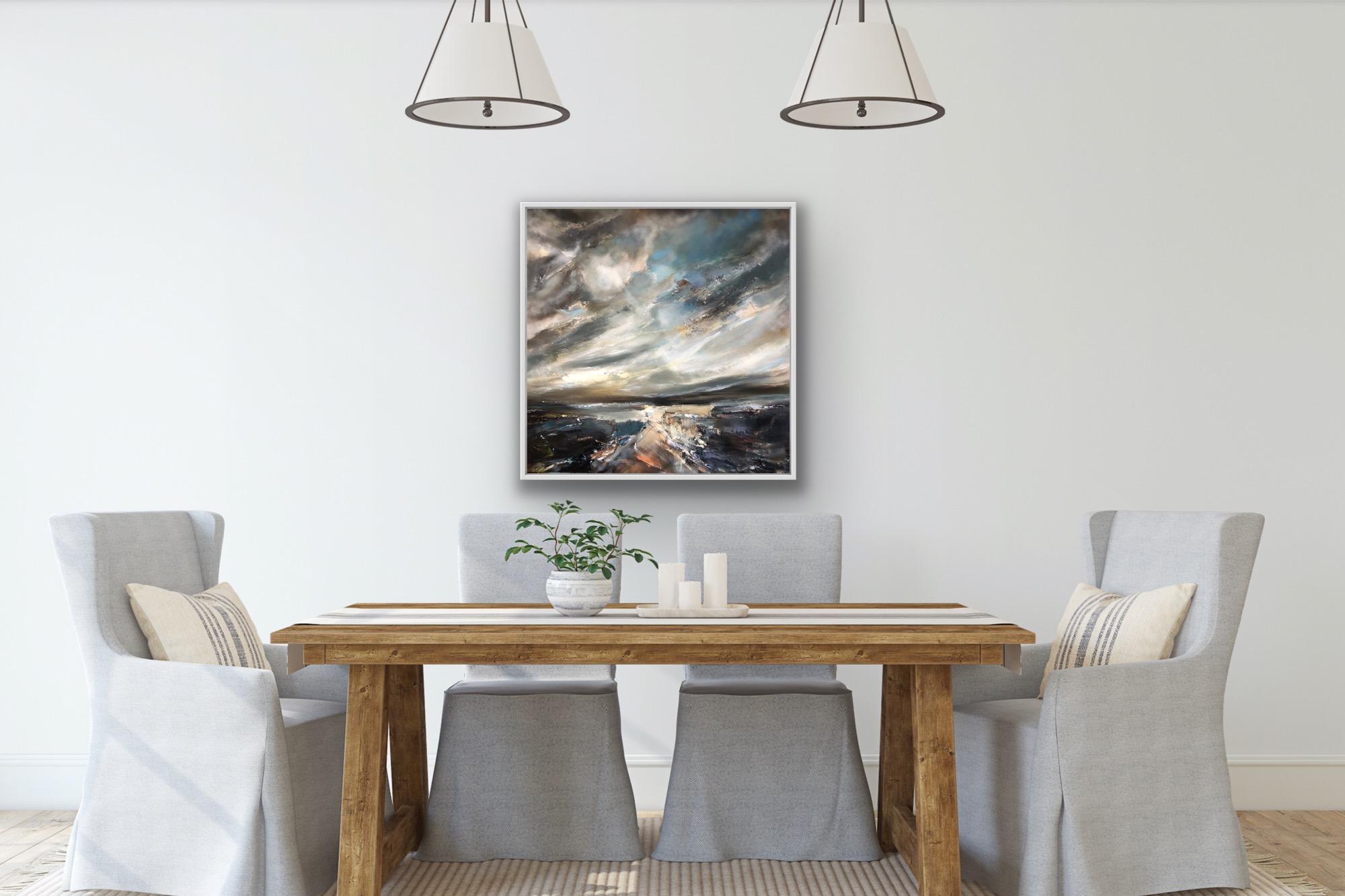 Remembering, Original Seascape Painting, Contemporary Art For Sale 5