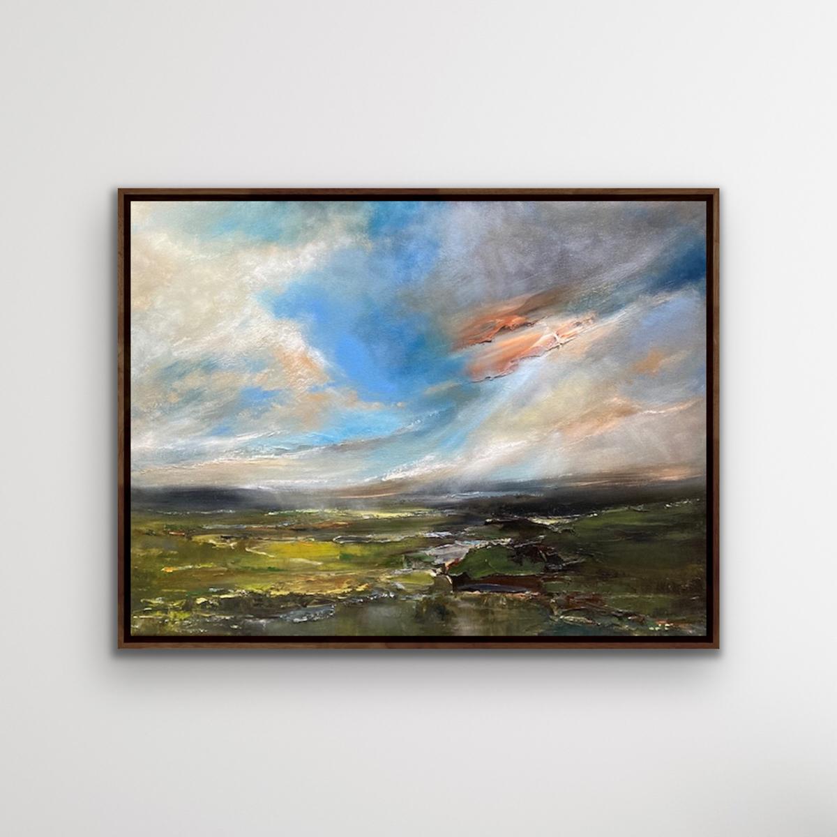 Sunday's Bimble, Helen Howells, Arte paisajístico, Óleo sobre lienzo, Arte del Impasto en venta 2