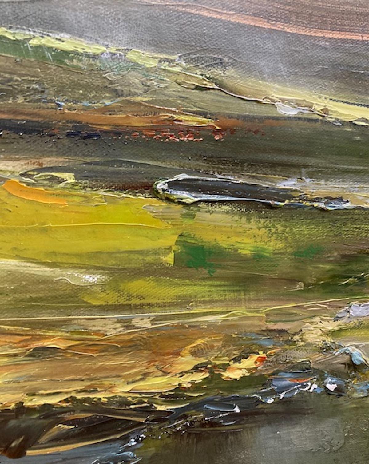 Sunday's Bimble, Helen Howells, Arte paisajístico, Óleo sobre lienzo, Arte del Impasto en venta 4