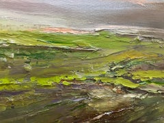 Il richiamo della primavera, quadro originale, paesaggio, pittura a olio, contemporaneo