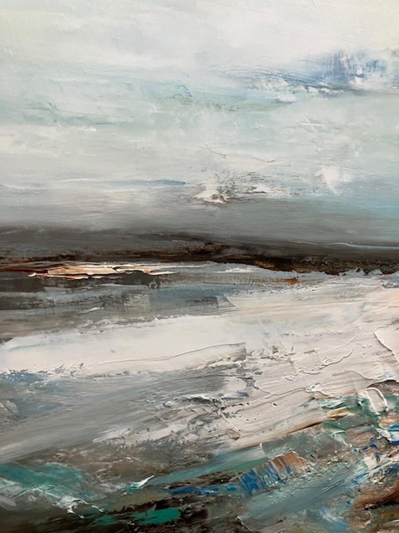 Camina a mi lado, pintura original, contemporáneo, paisaje en venta 1