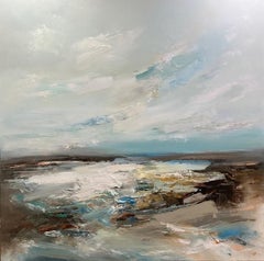 Walk alongside me, quadro originale, contemporaneo, paesaggio