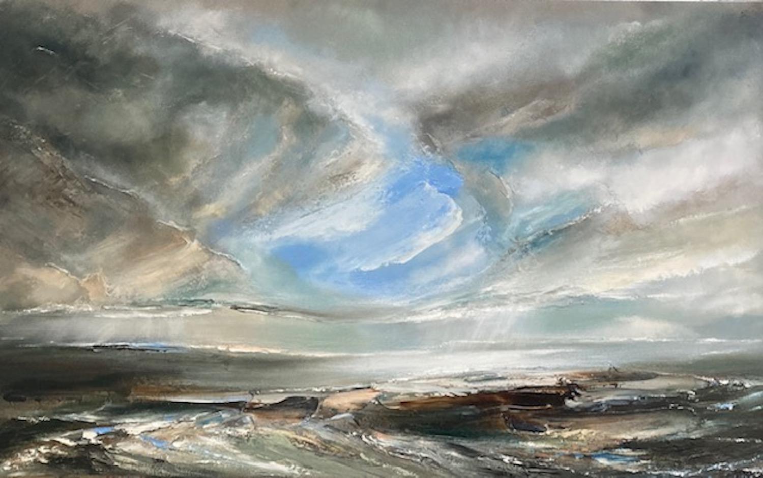 Landscape Painting de Helen Howells - Nube de invierno