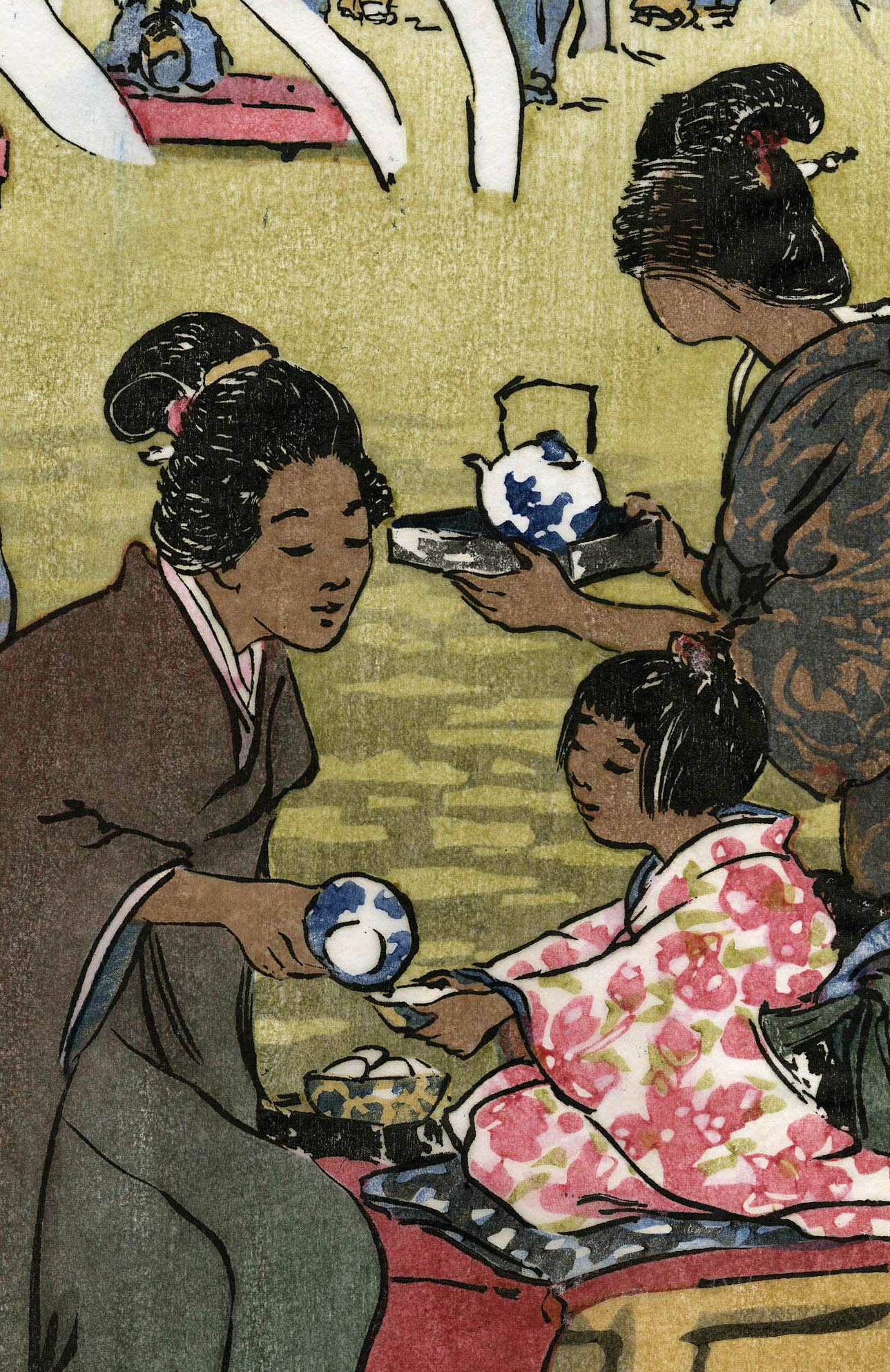 Blossom Time in Tokyo - Print by Helen Hyde