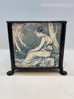 Helen JA Miles for Wedgwood tiled planter. Midsummer Night's Dream Series, c1880