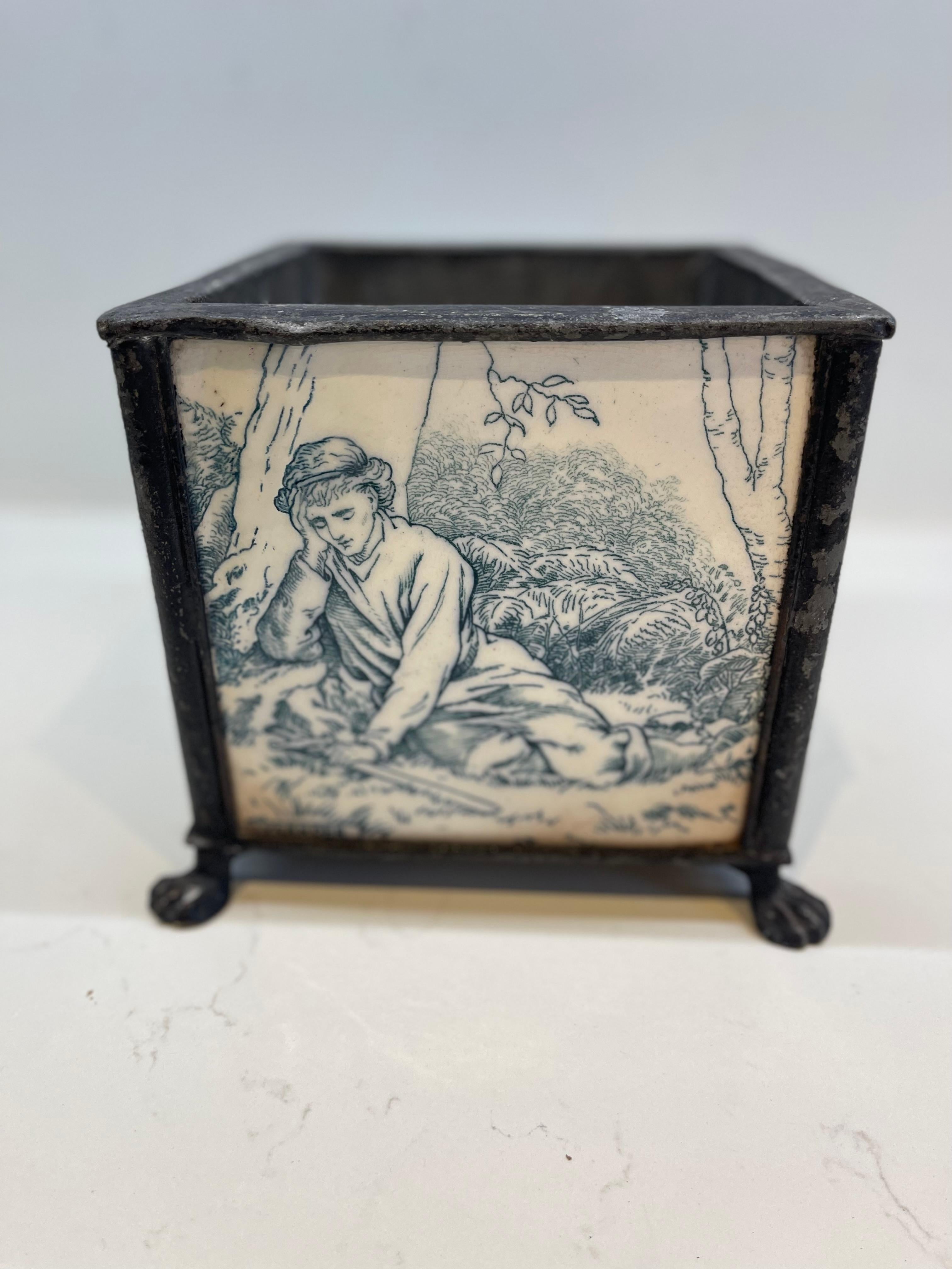 Moulage Helen JA Miles pour la jardinière carrelée Wedgwood. Série Midsummer Night's Dream, vers 1880 en vente