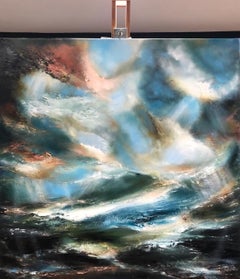 Asperous Shoreline, Art de paysage, Peinture de paysage, Art contemporain