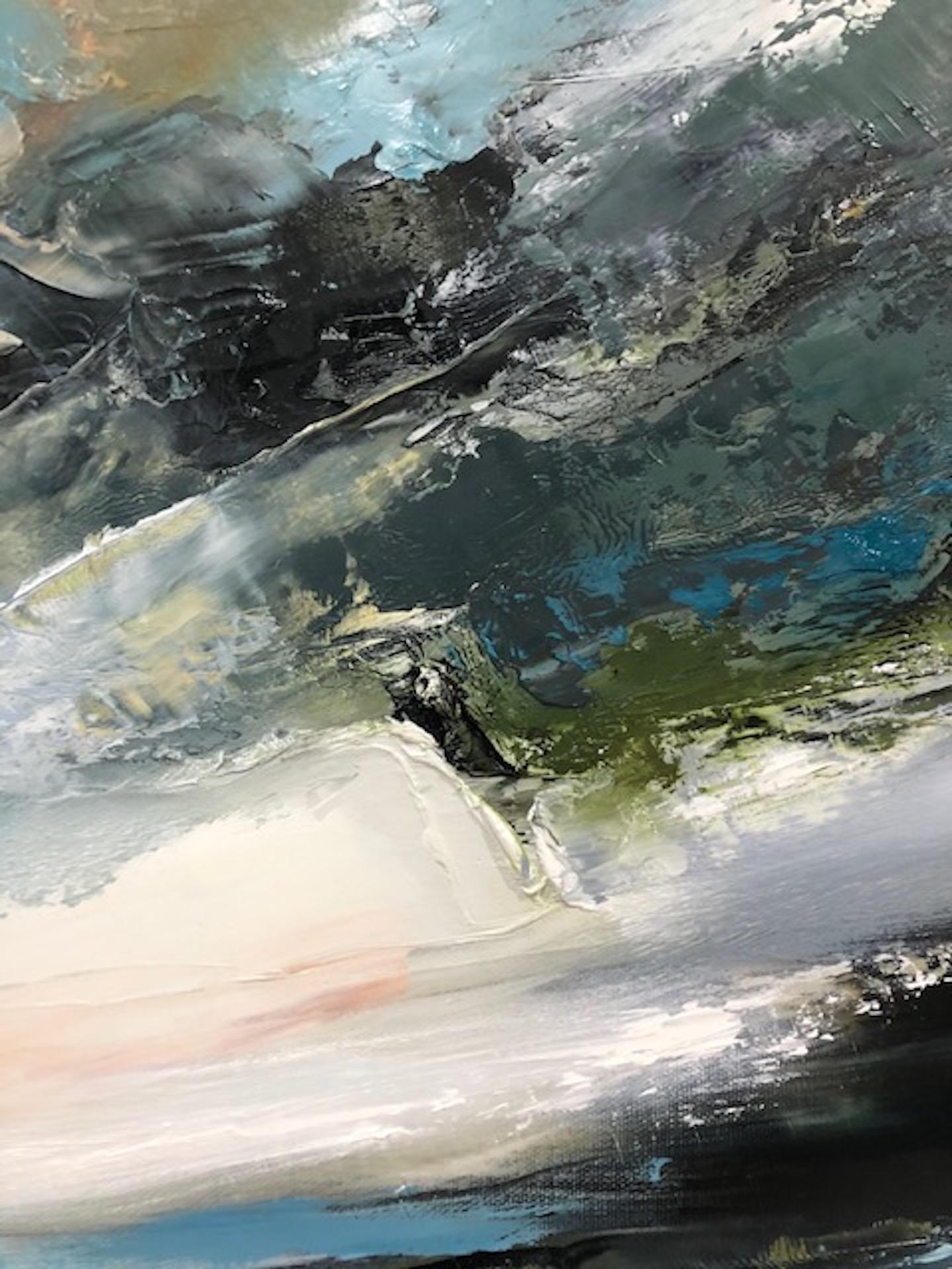 « Island Whisperings », Helen Langfield, Helen Howells, peinture de paysage marin en vente 6
