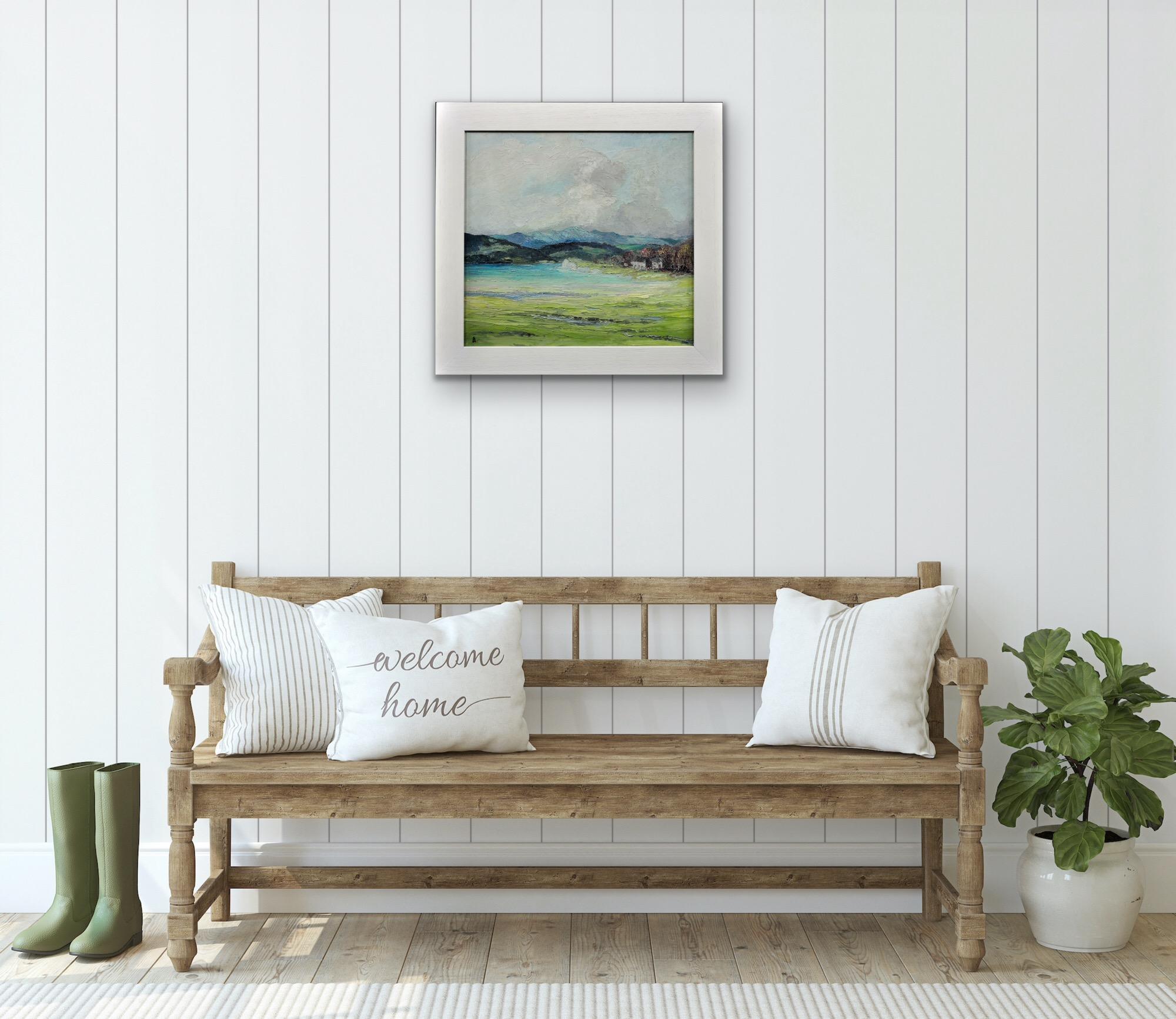 Sunshine & Shadows. Lake District.Helen Layfield Bradley.Original Oil Impasto.  For Sale 12