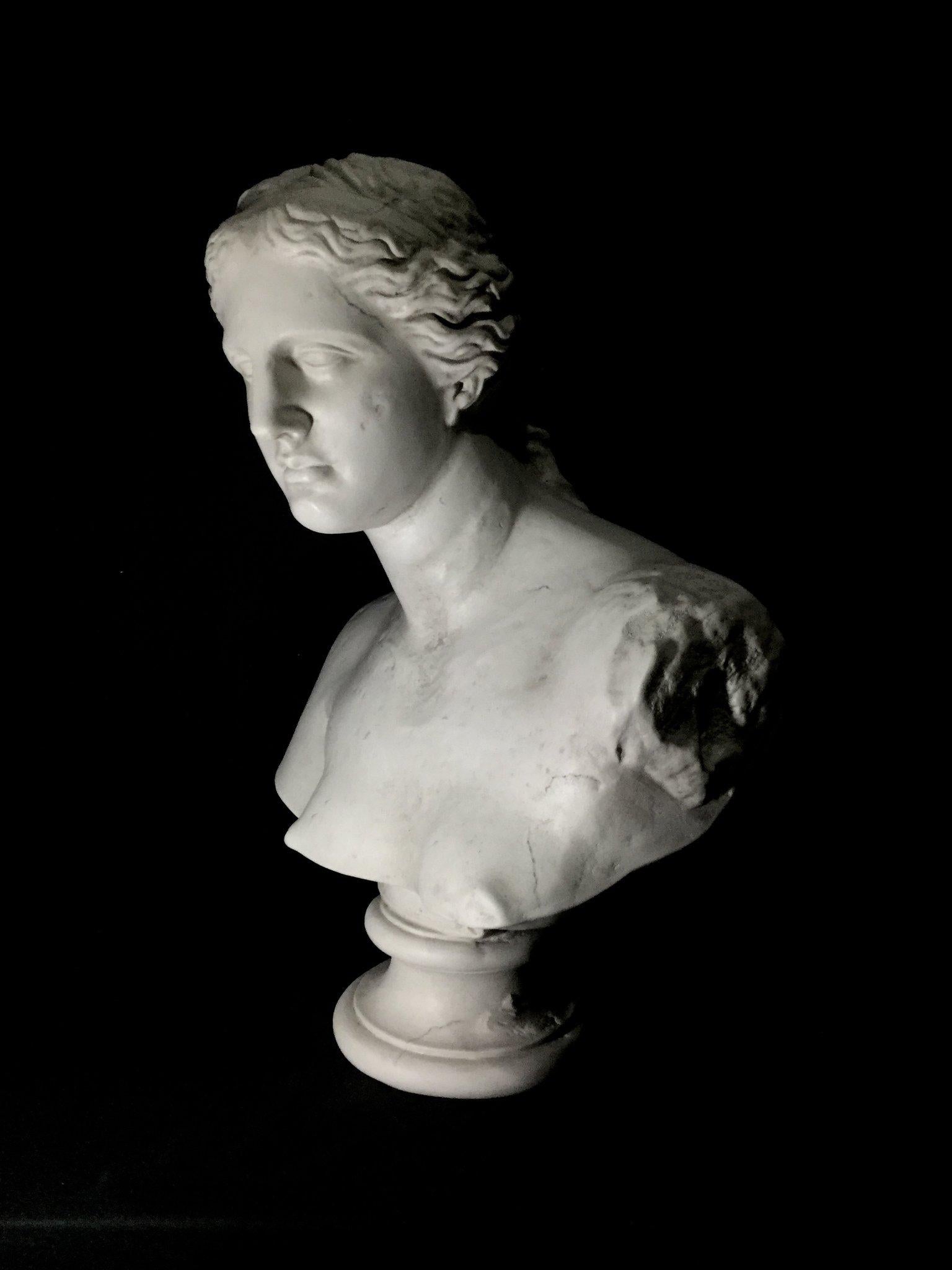 Helen Marble Bust Sculpture, 20th Century For Sale 4