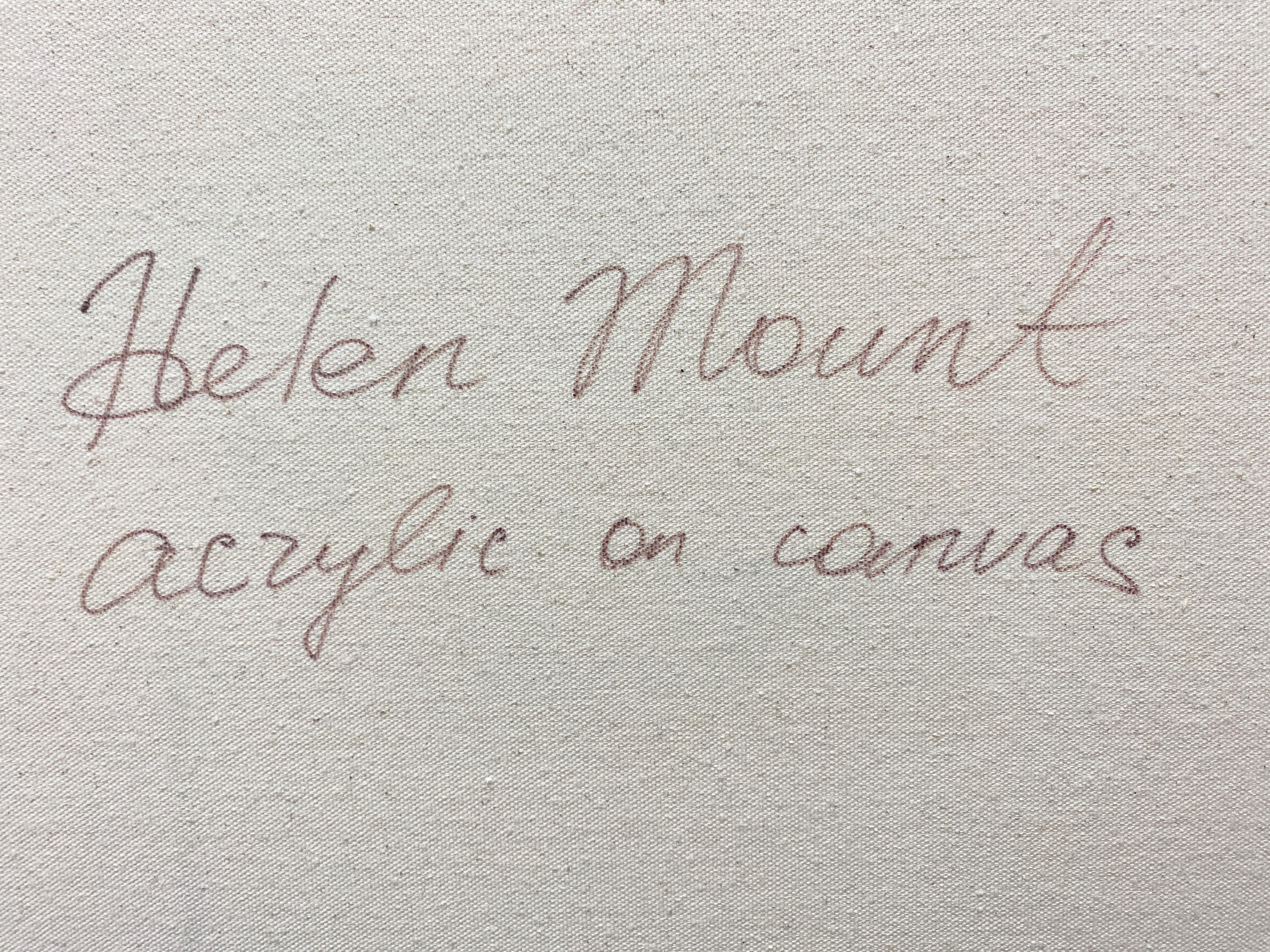 Authentic Desires/7 - Abstrakte Acrylmalerei in Beige, Weiß und Olivgrün im Angebot 12