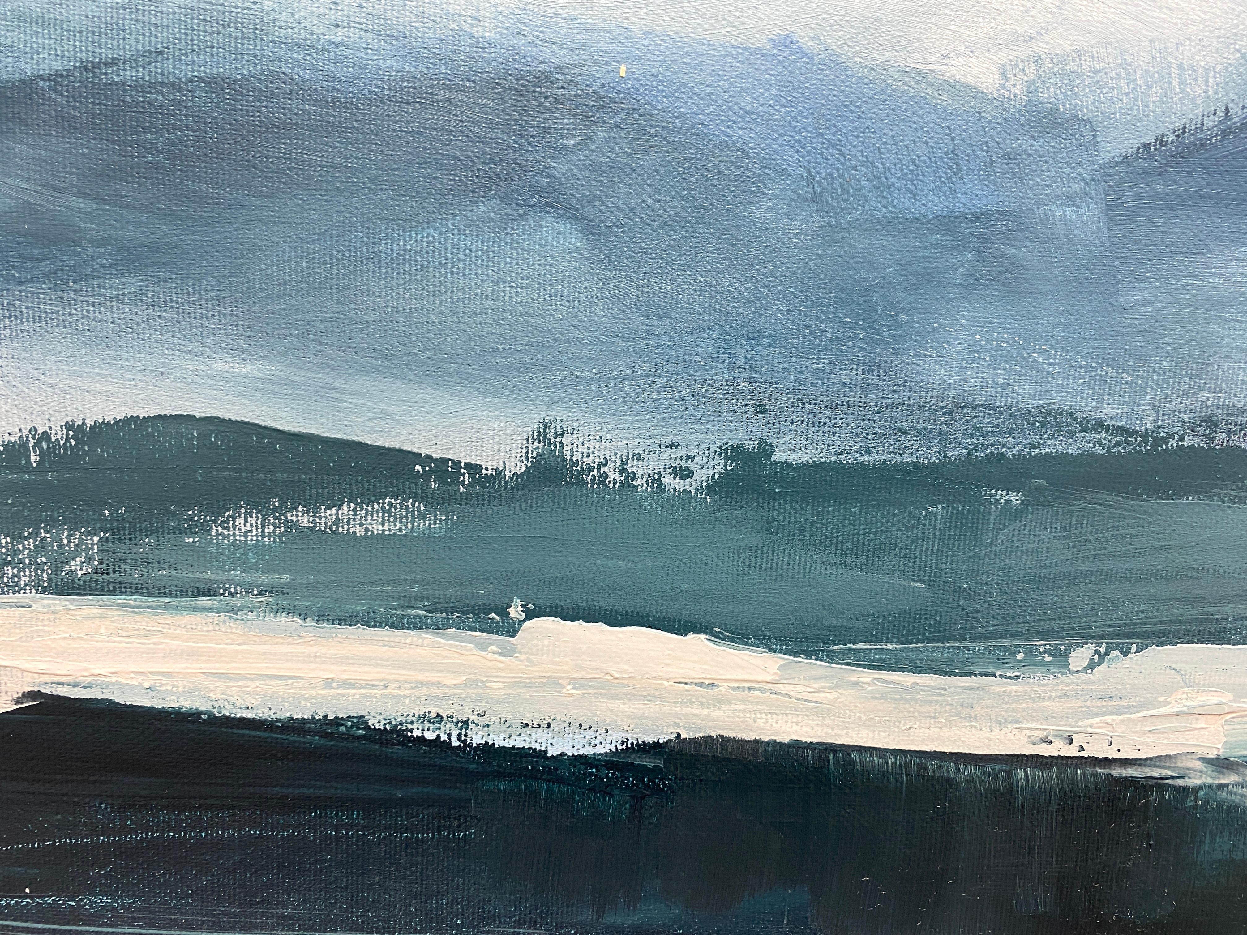 Vor dem Schneefall (Grau), Landscape Painting, von HELEN MOUNT