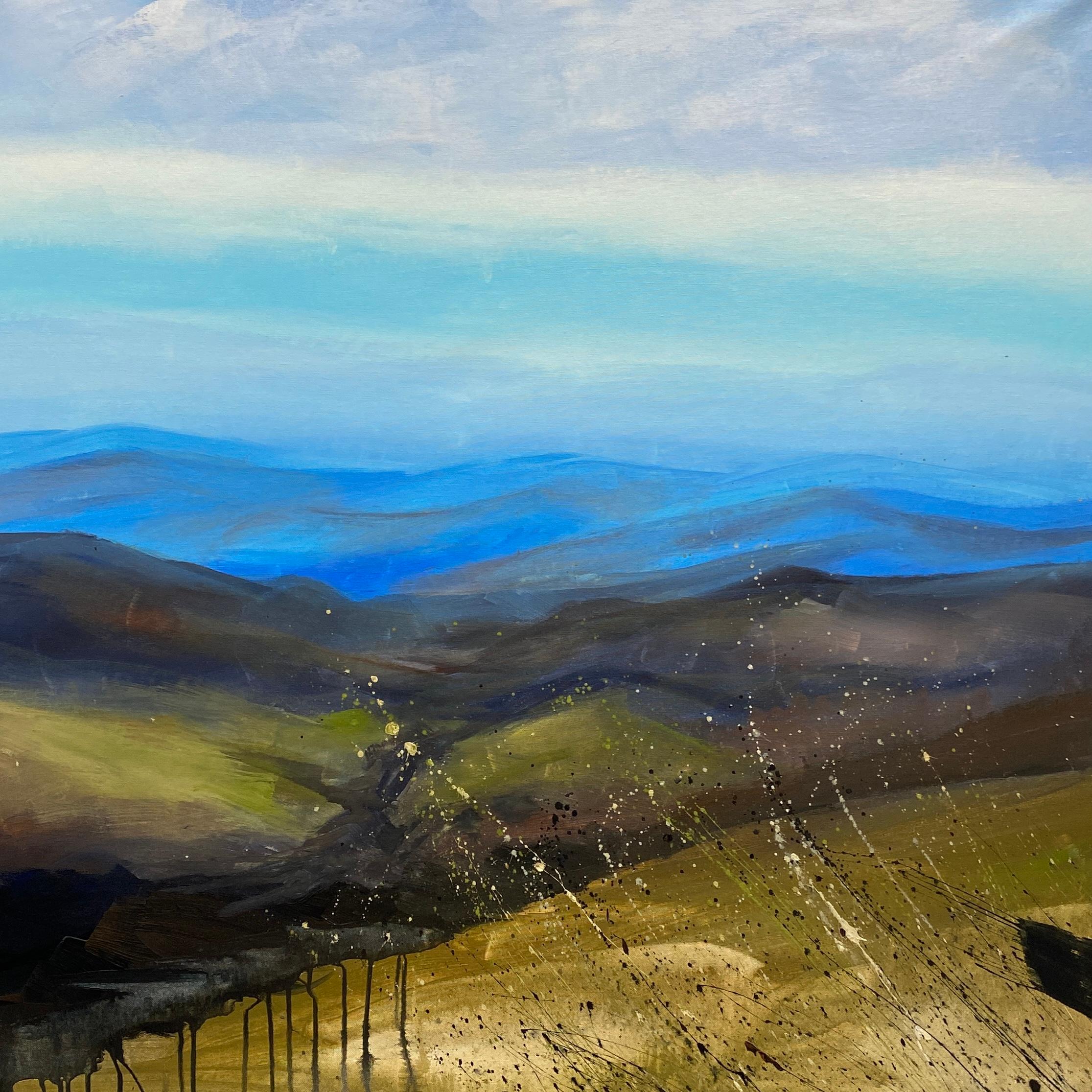 HELEN MOUNT Landscape Painting – Atem Atemzug der Freiheit
