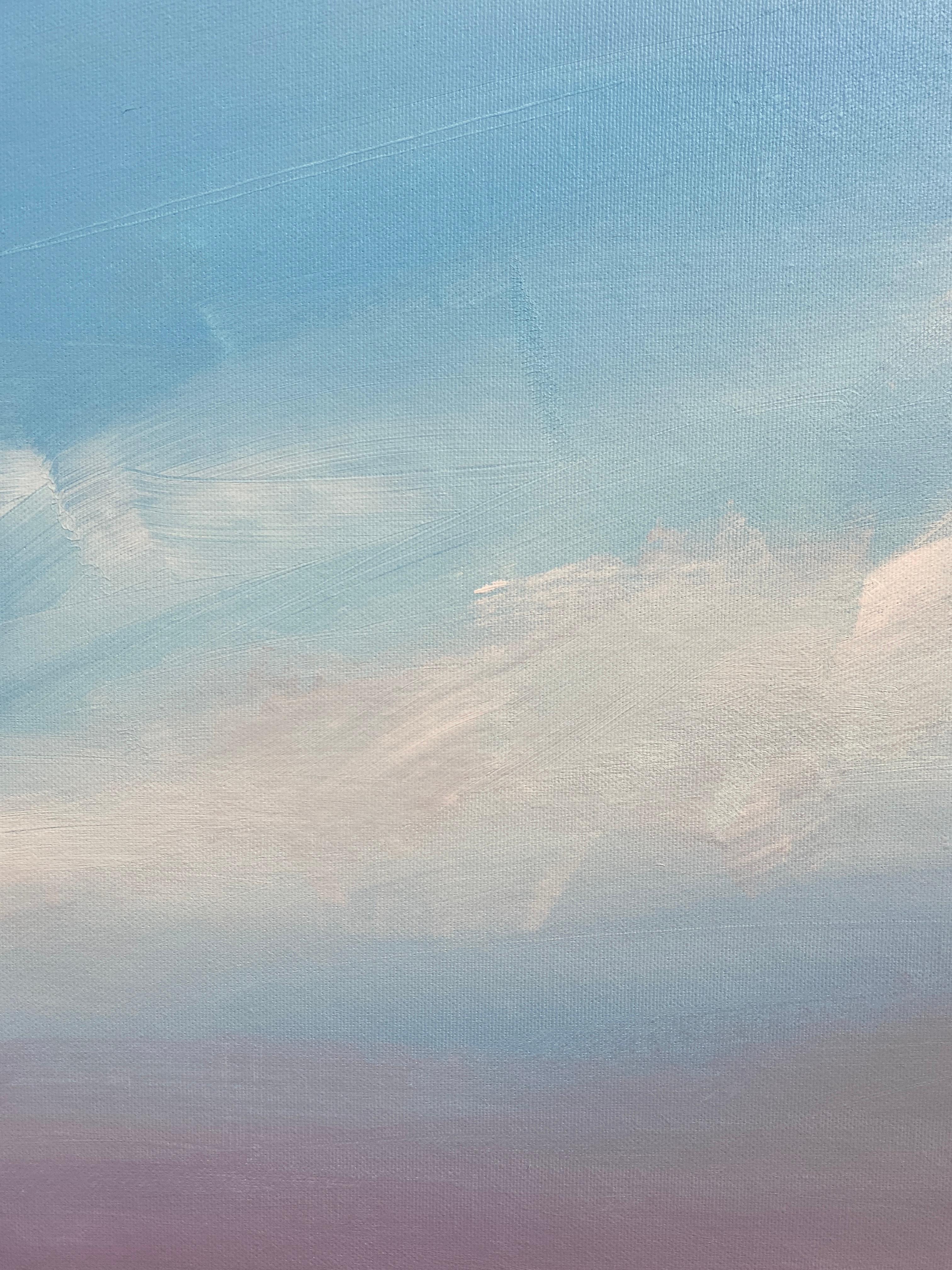 Respira despacio/17 - Landscape Painting Azul de HELEN MOUNT