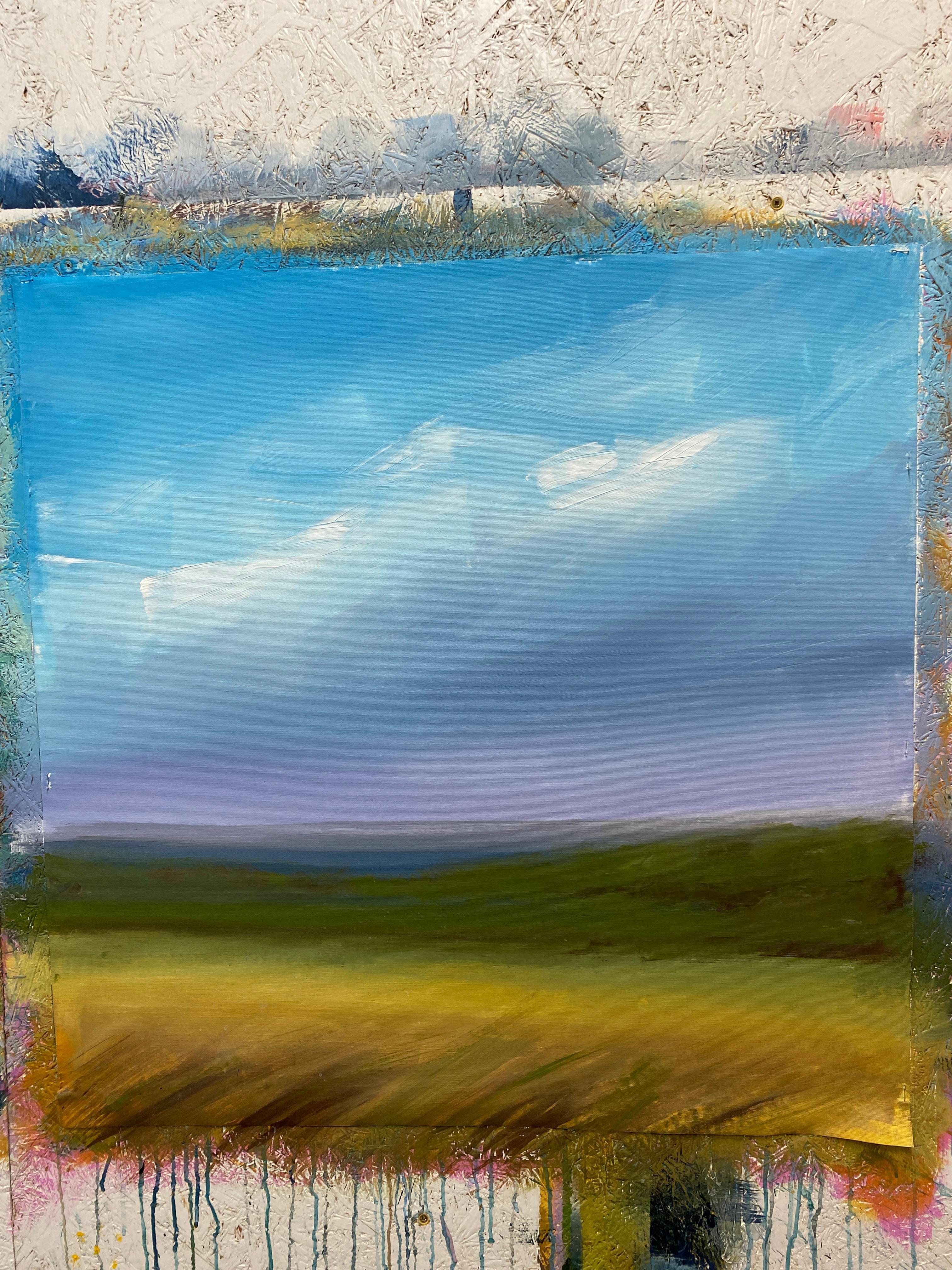 Respira lentamente/18 - Interior Painting Blu di HELEN MOUNT