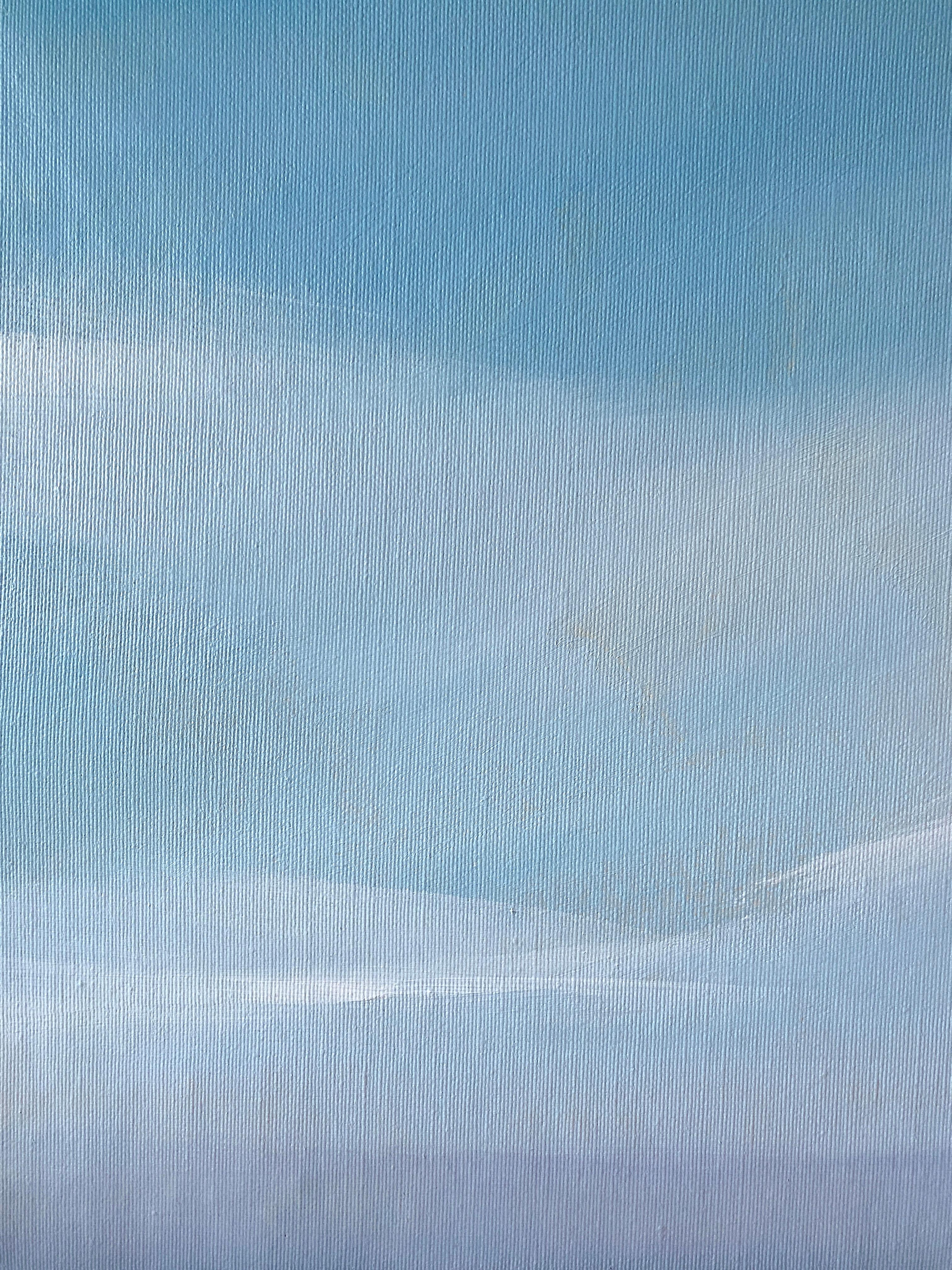 Respira despacio/6 - Landscape Painting Azul de HELEN MOUNT
