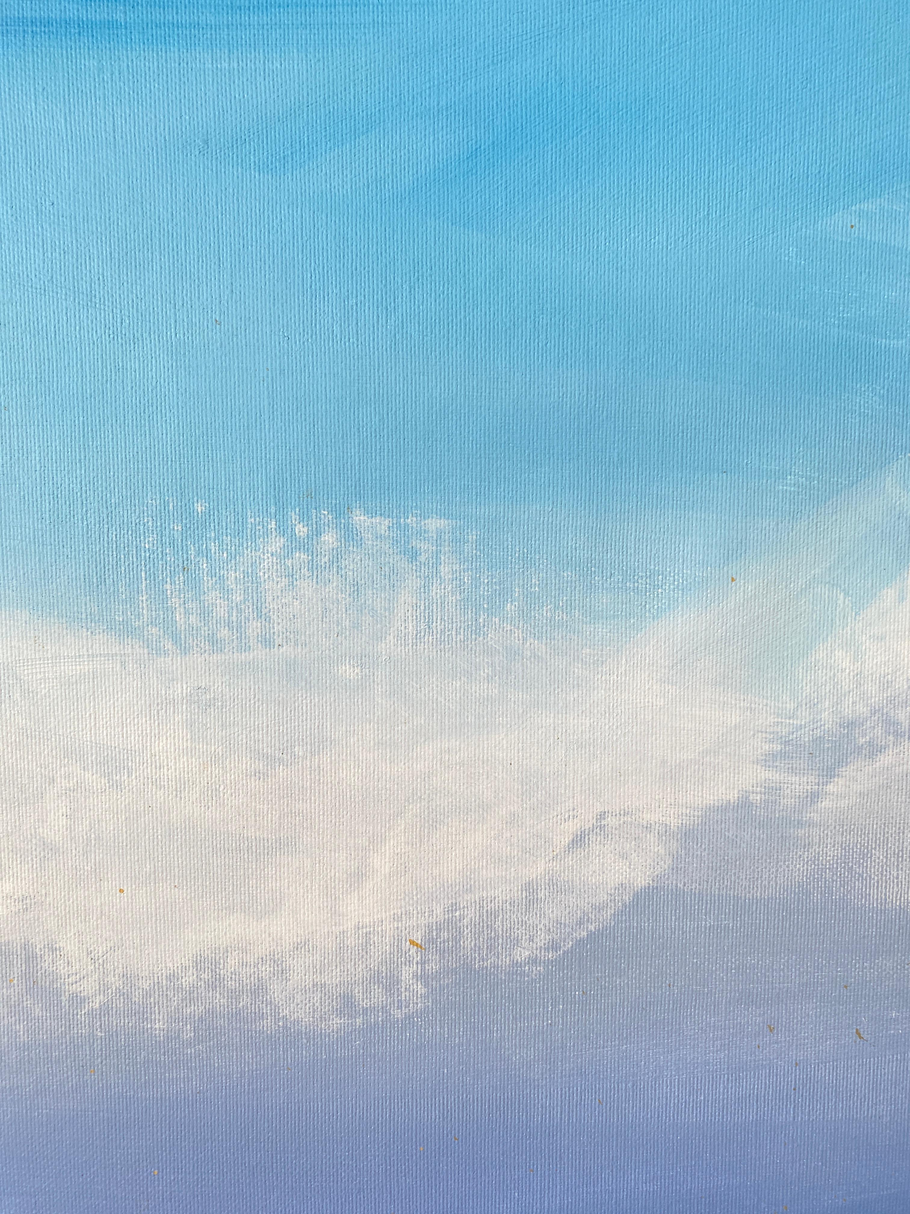 Respira lentamente/9 - Interior Painting Blu di HELEN MOUNT