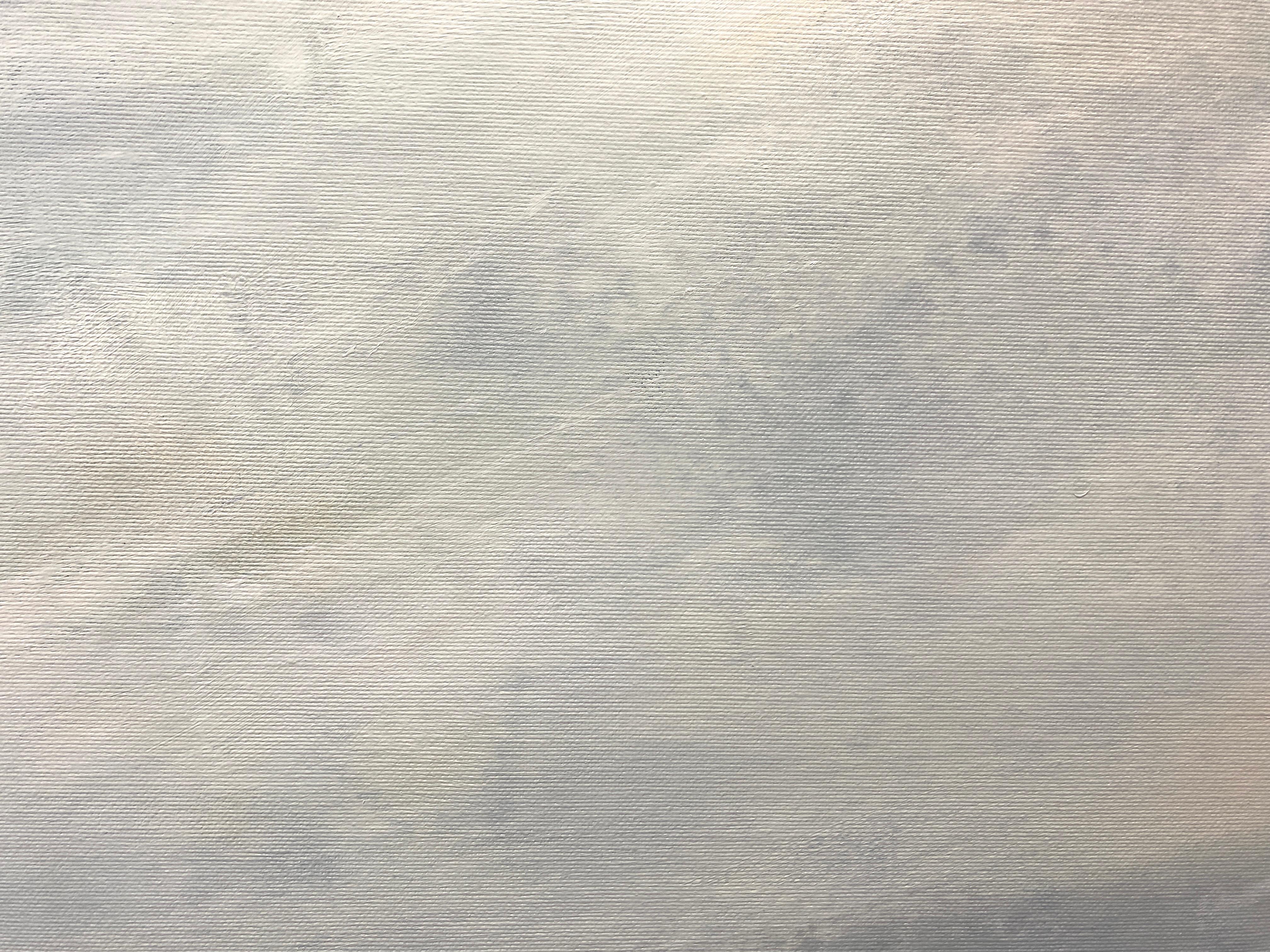 Questo dipinto trasmette il senso di calma che regna nel paesaggio invernale, quando tutto si blocca in attesa di un nuovo giorno. Le profonde e fredde tonalità di blu e grigio creano un'atmosfera di silenzio che può quasi essere ascoltata. Le linee