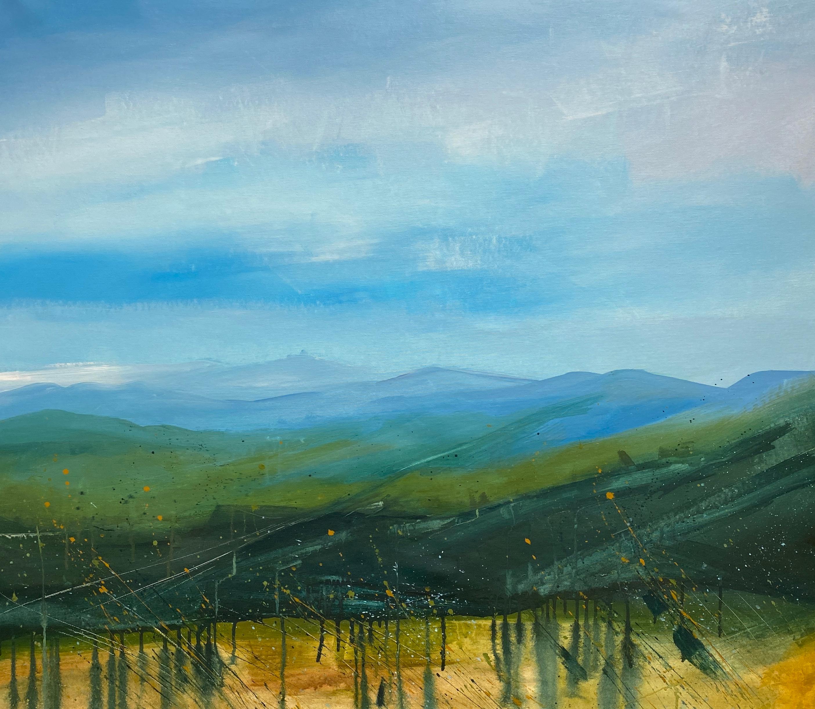 HELEN MOUNT Landscape Painting – Coolness