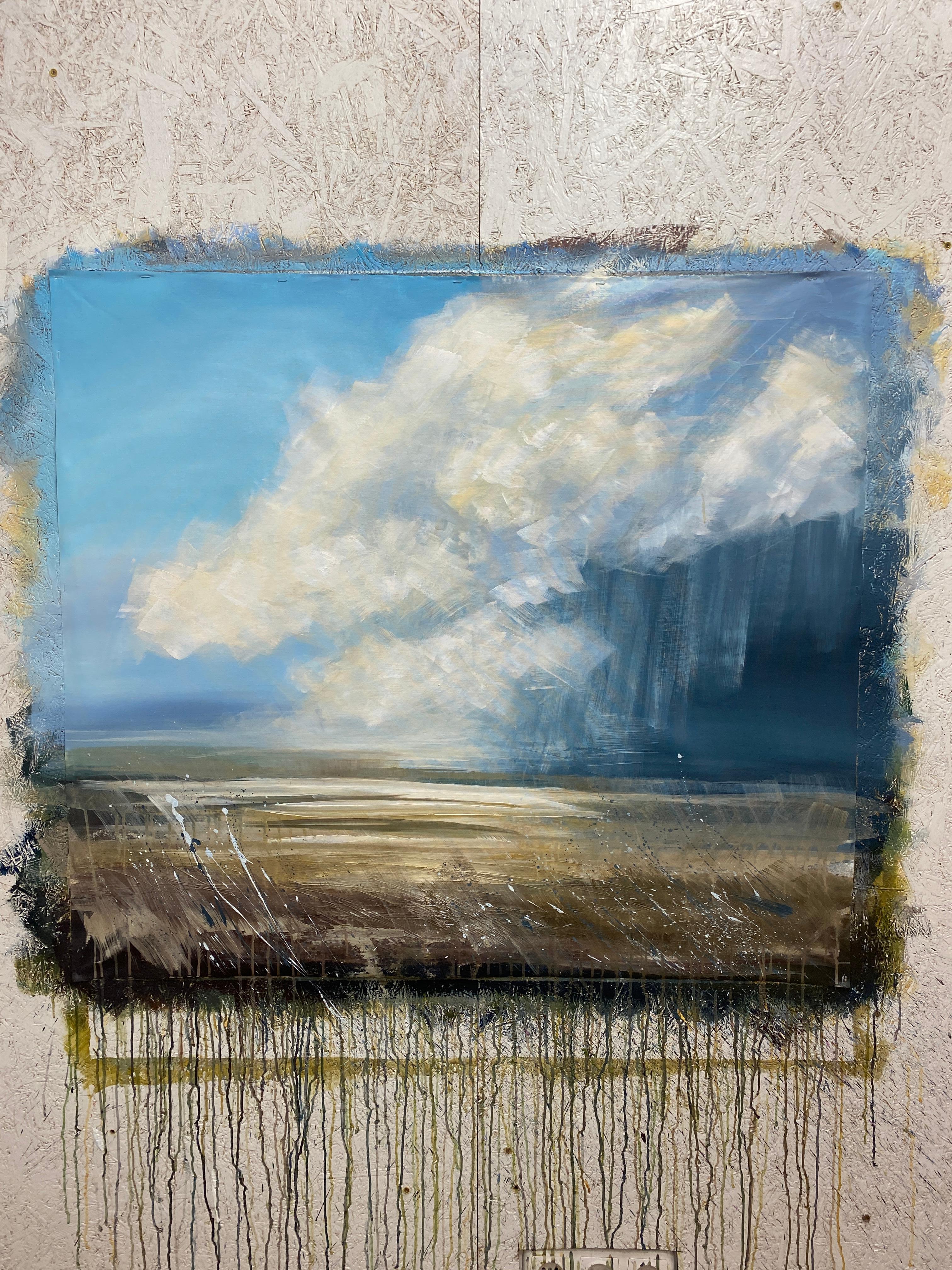 Zeichne mir Regen (Zeitgenössisch), Painting, von HELEN MOUNT