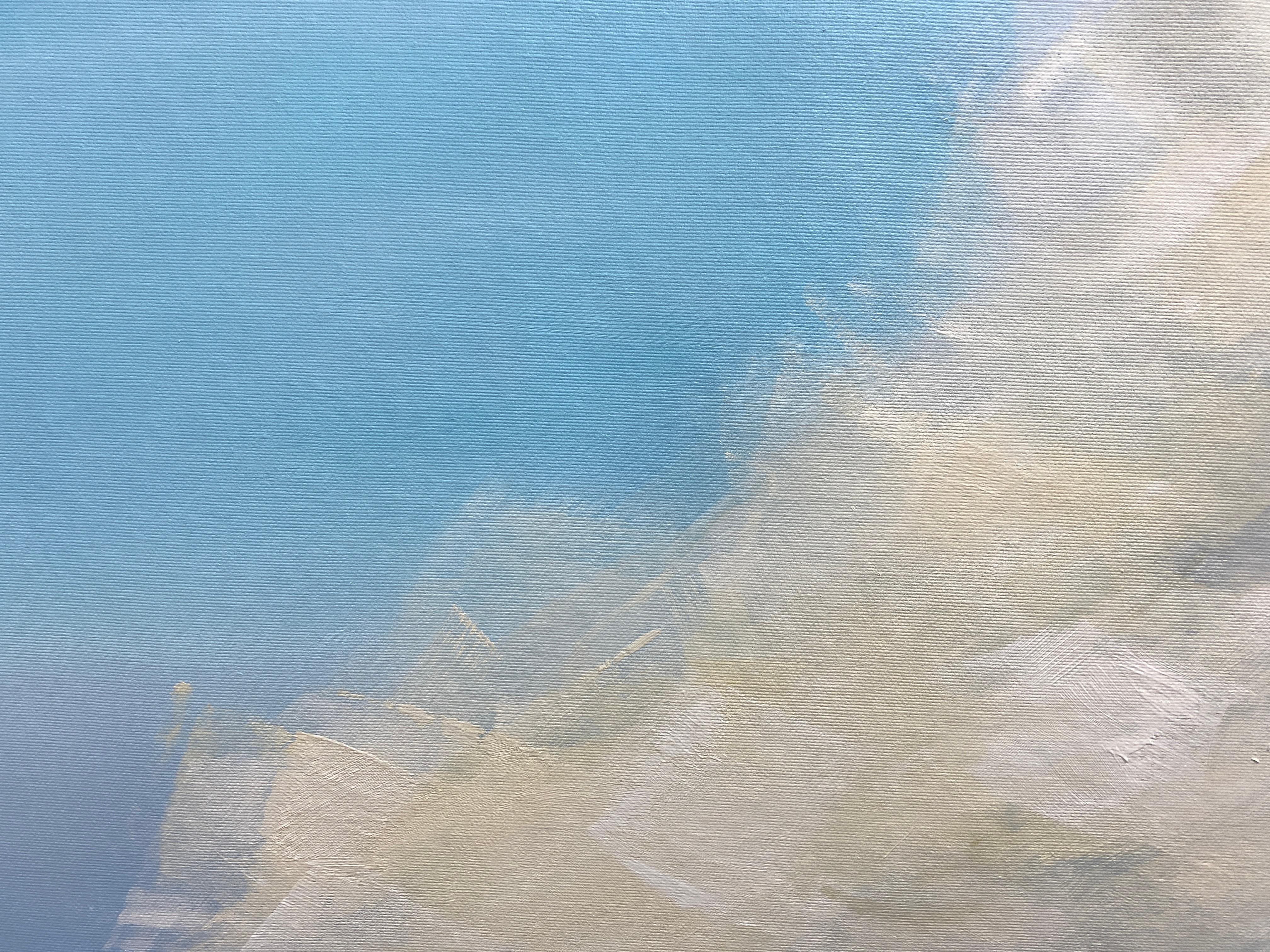 Zeichne mir Regen (Grau), Interior Painting, von HELEN MOUNT