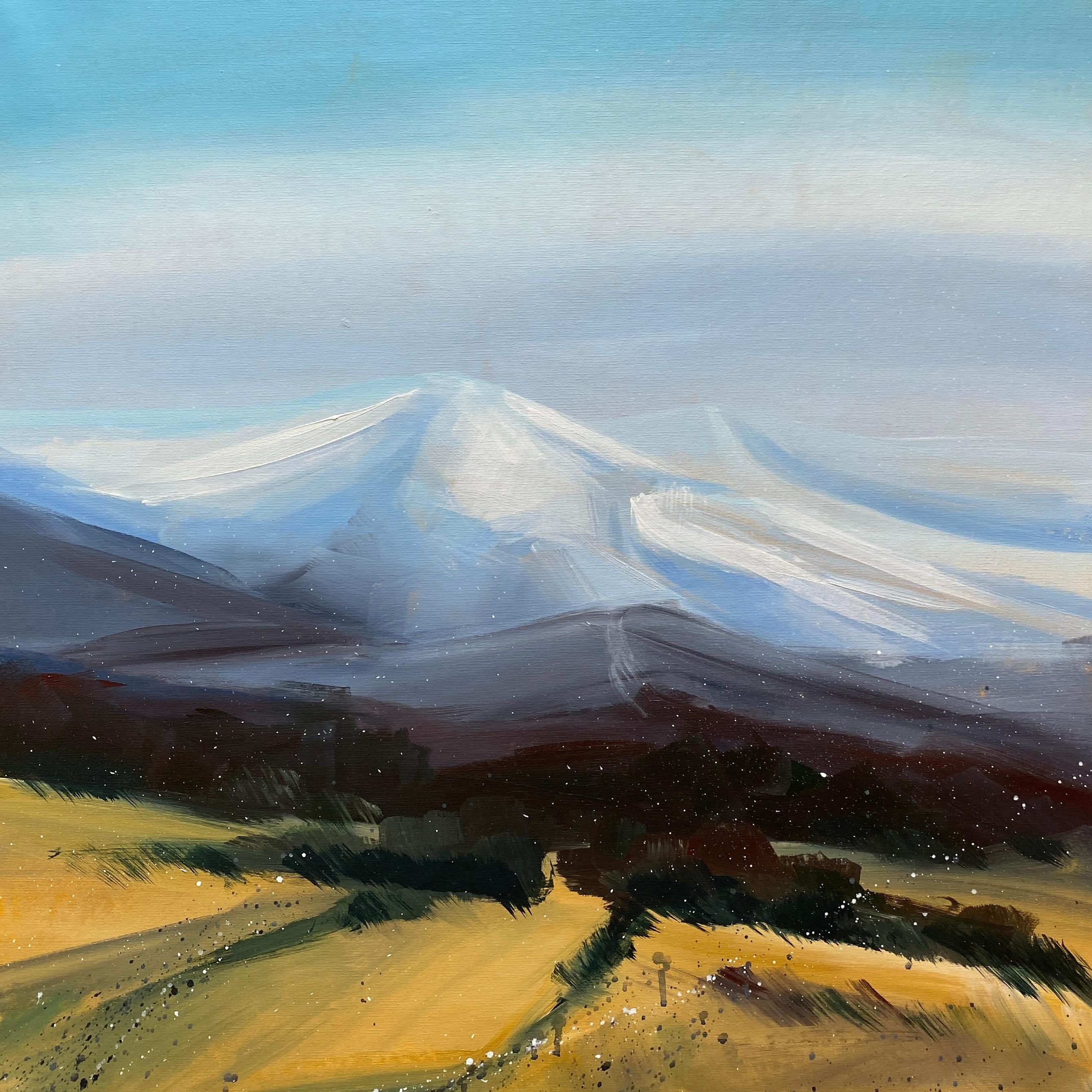 HELEN MOUNT Landscape Painting - First Day of Spring in the Mountains