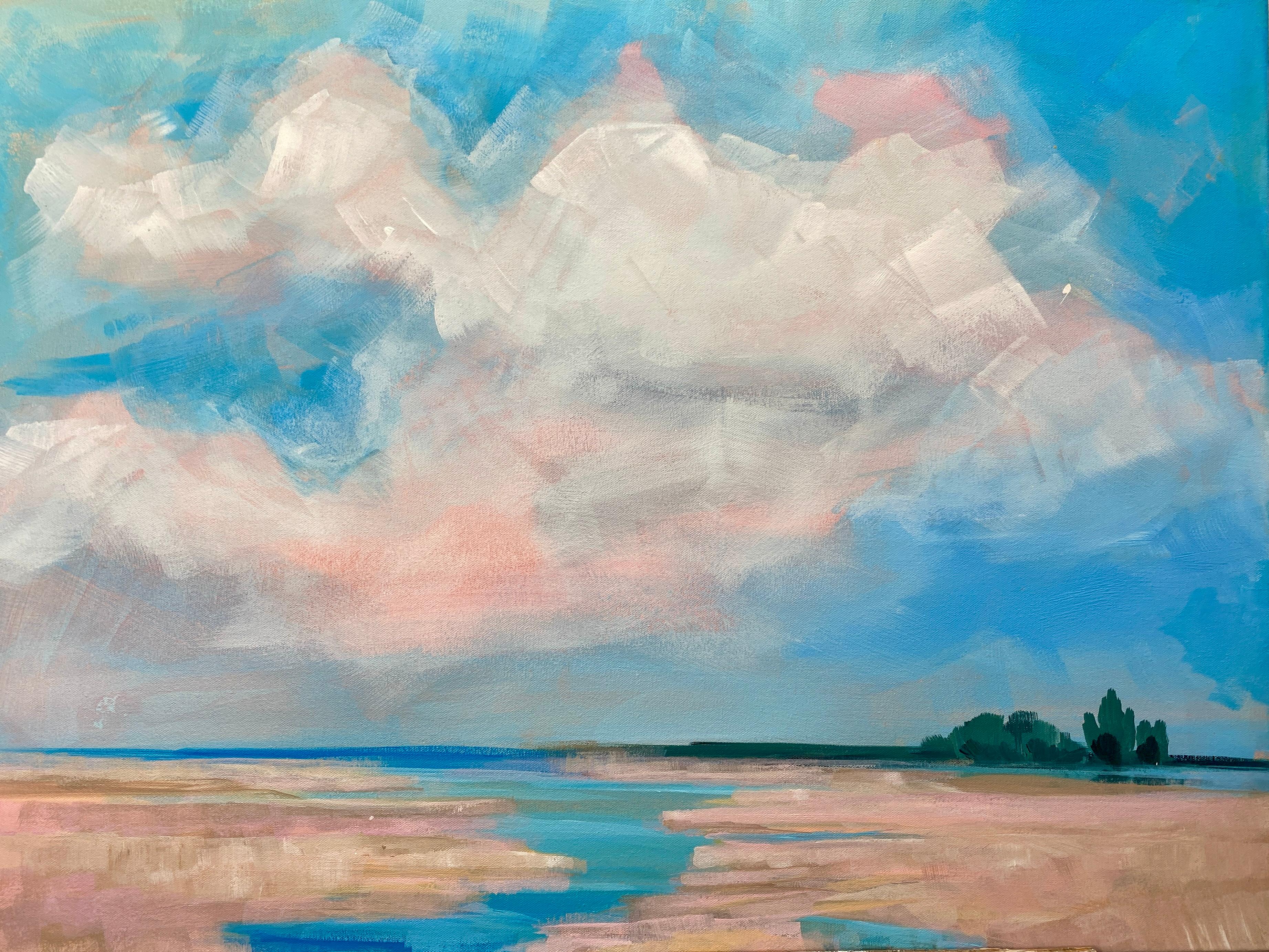 HELEN MOUNT Landscape Painting - Horizon of Hope