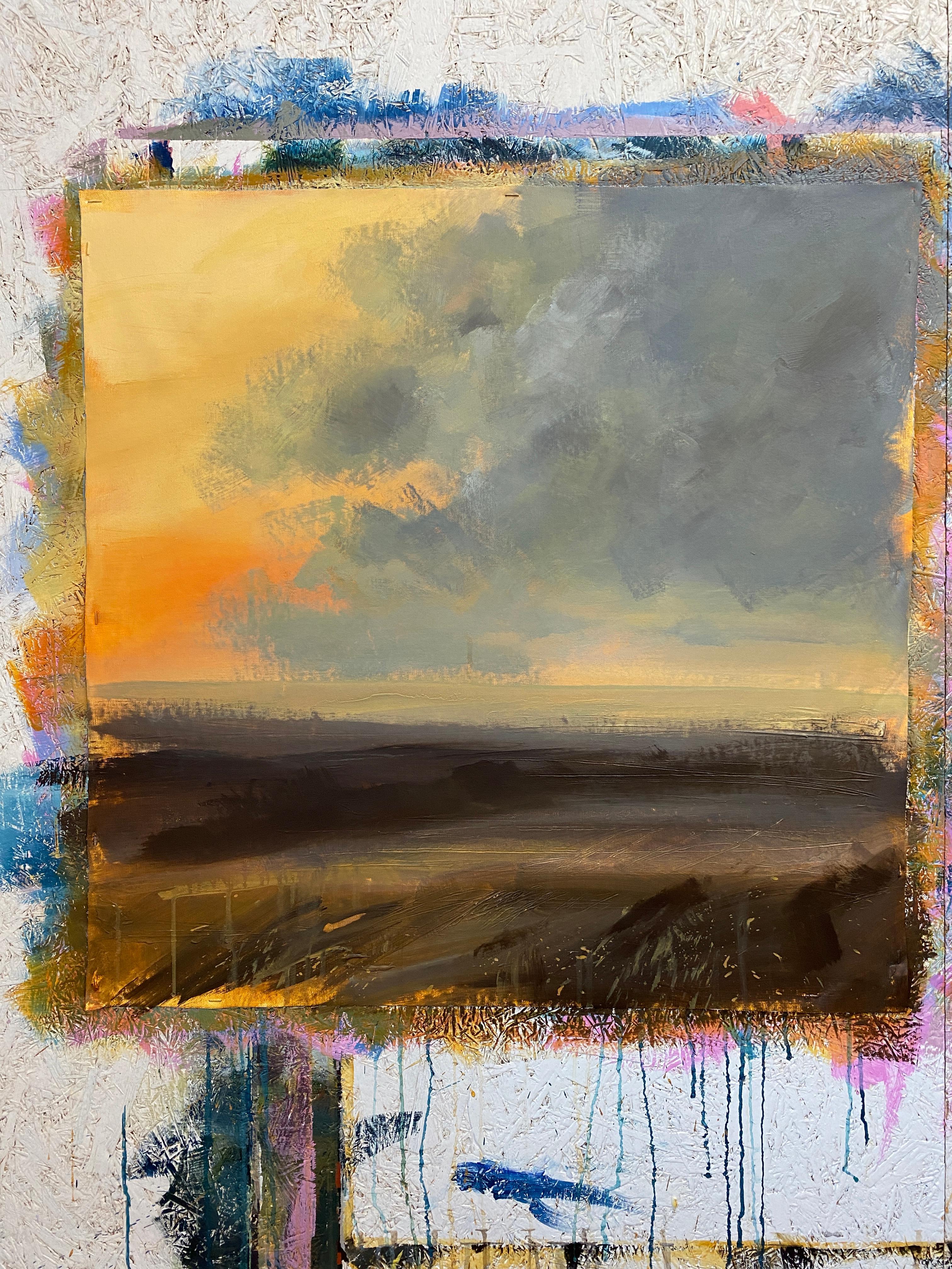 Melodías de lluvia/13 - Painting Contemporáneo de HELEN MOUNT