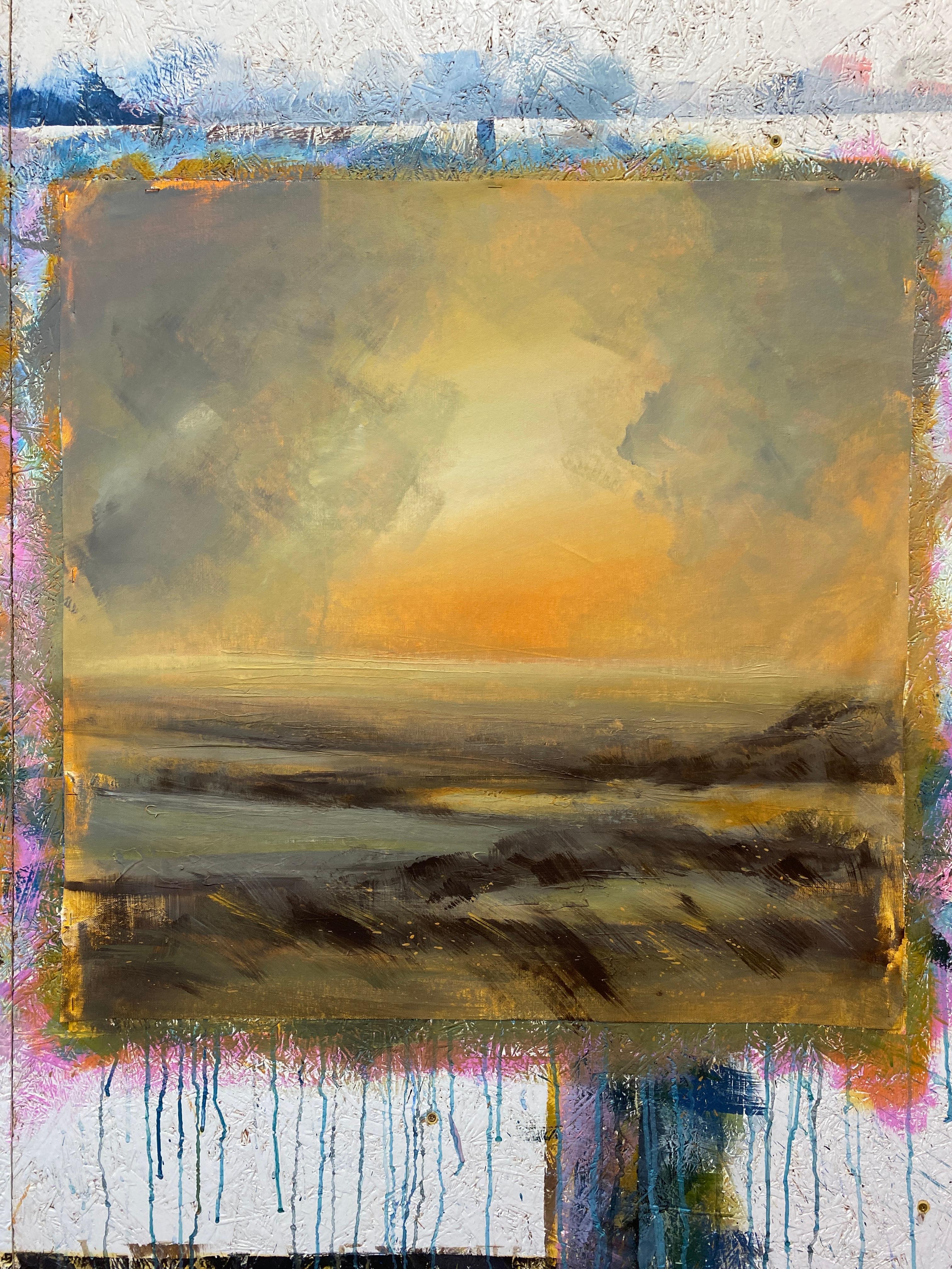 Melodías de lluvia/14 - Painting Contemporáneo de HELEN MOUNT