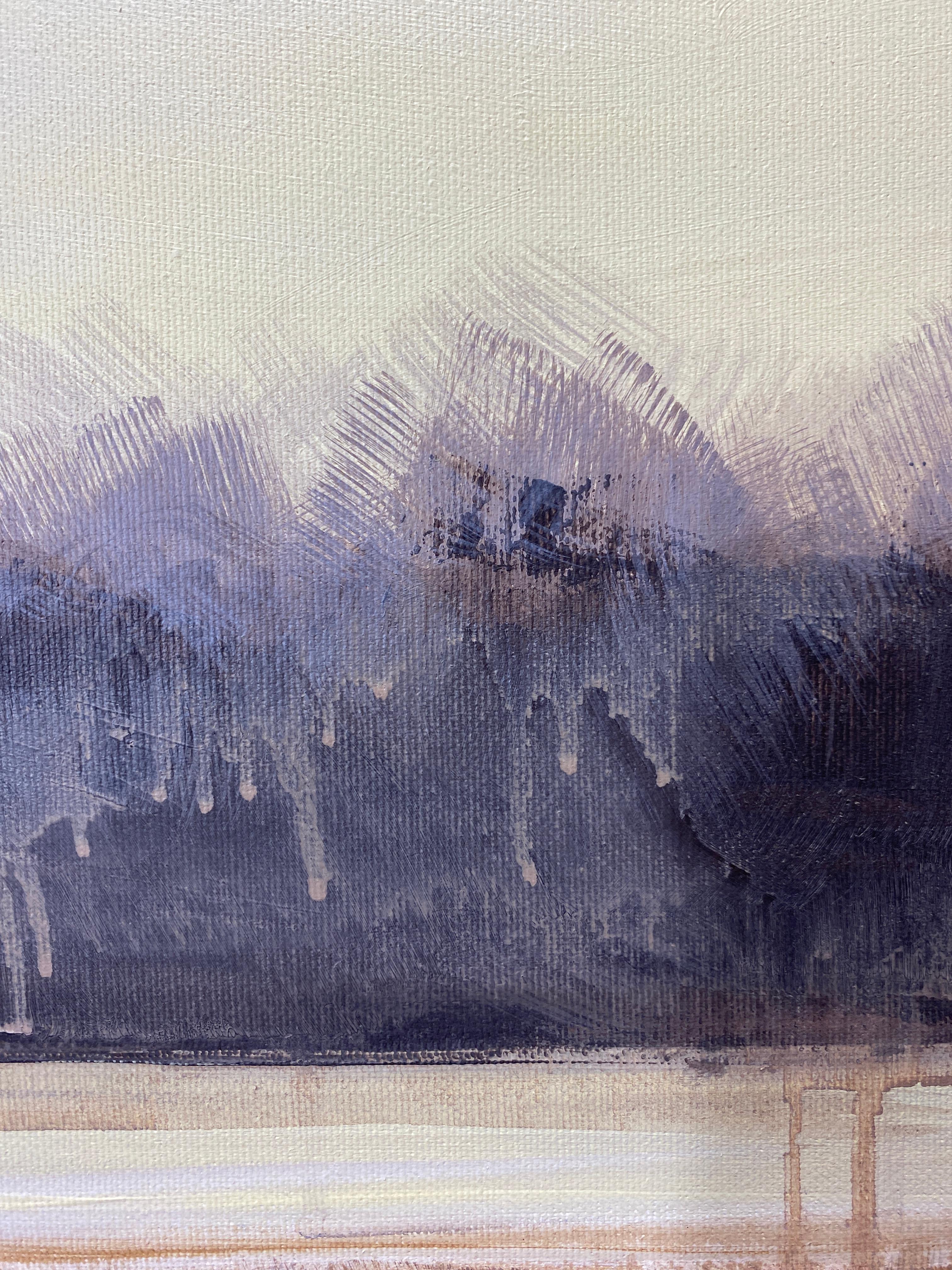 Nebel über Wasser – Painting von HELEN MOUNT