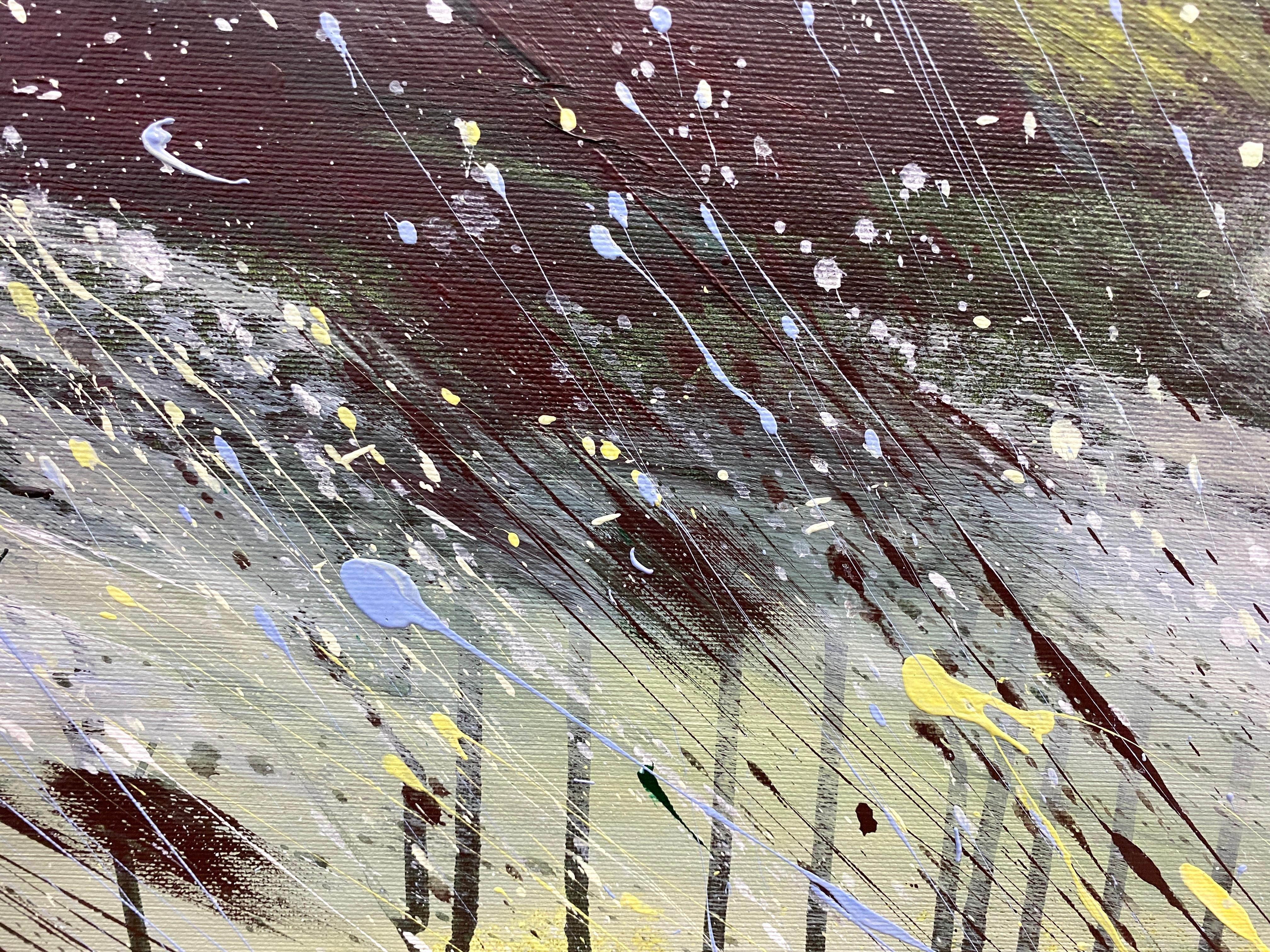 Native Land / Große Acrylgemälde von Flüssen und Feldern Gelassenheit im Angebot 6