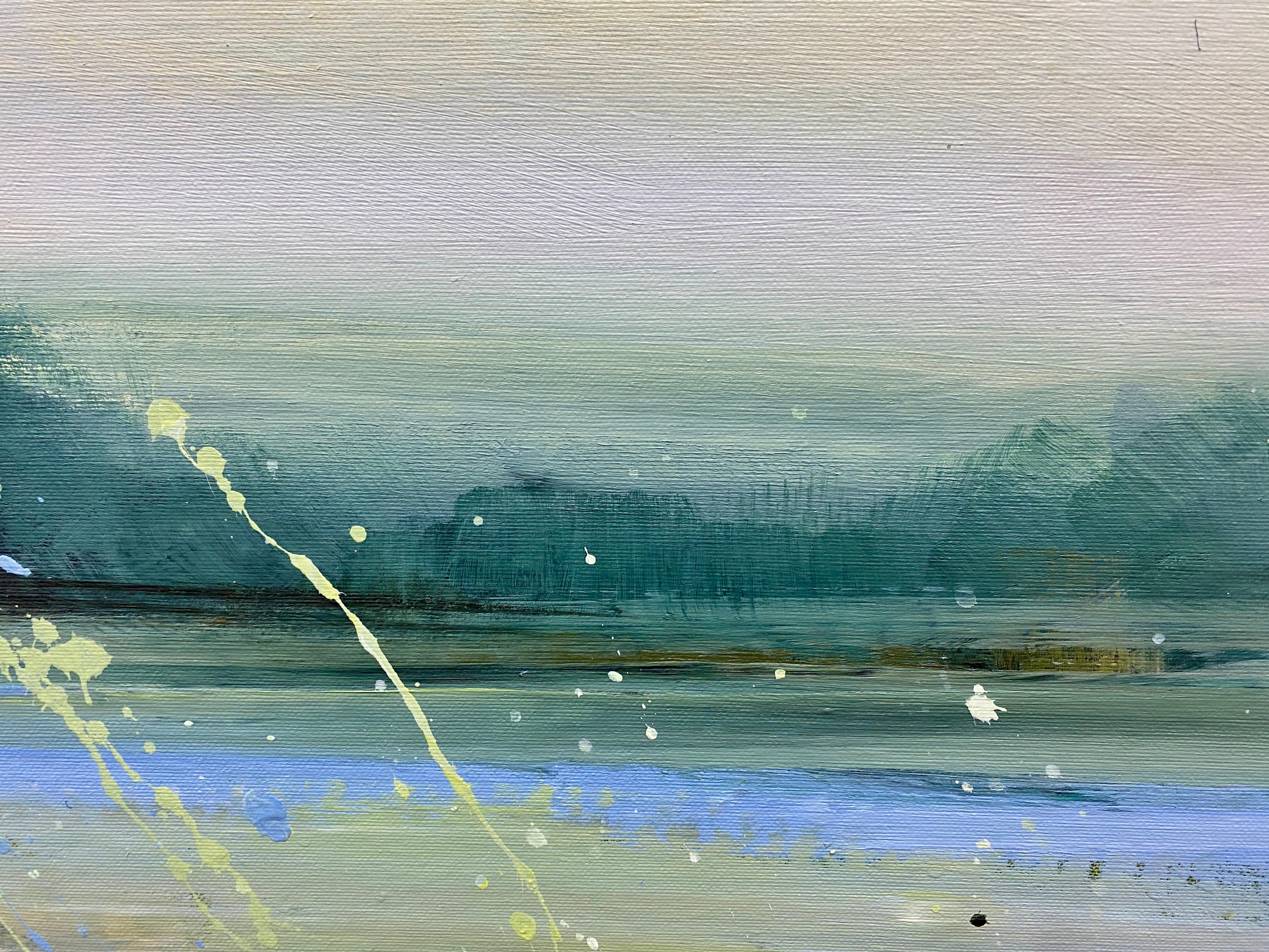 Native Land / Große Acrylgemälde von Flüssen und Feldern Gelassenheit im Angebot 2