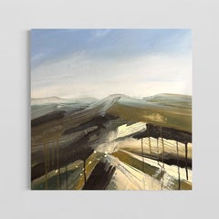 New Stories/10- Peinture abstraite contemporaine de paysage sur le thème de la transformation