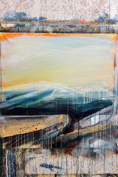 New Stories/5 - Peinture de paysage abstrait sur la transformation, la mémoire et le chaos