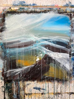 New Stories/8 - Pittura astratta di paesaggio che parla di trasformazione, memoria e Cha