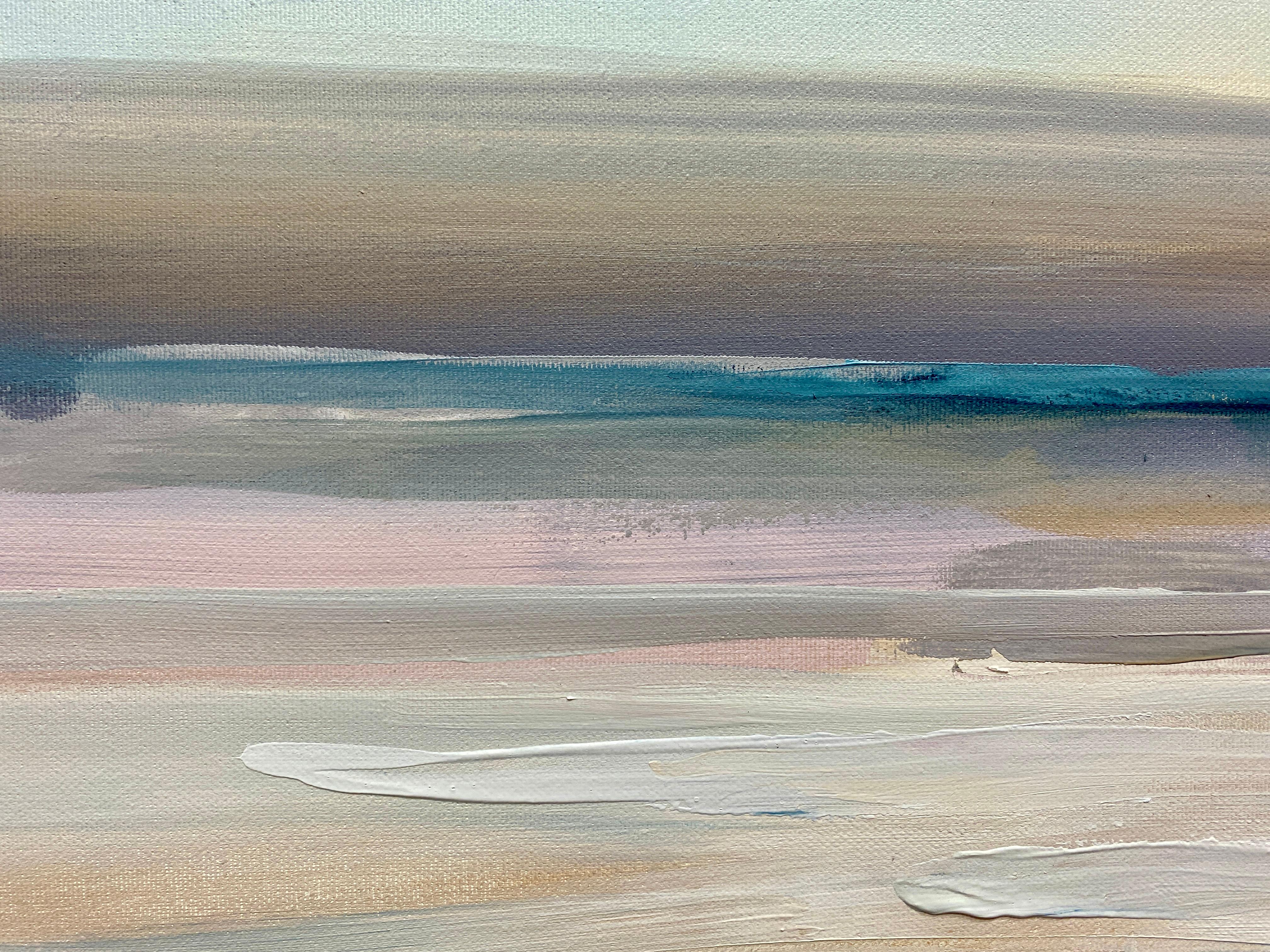 Premonición - Landscape Painting Gris de HELEN MOUNT