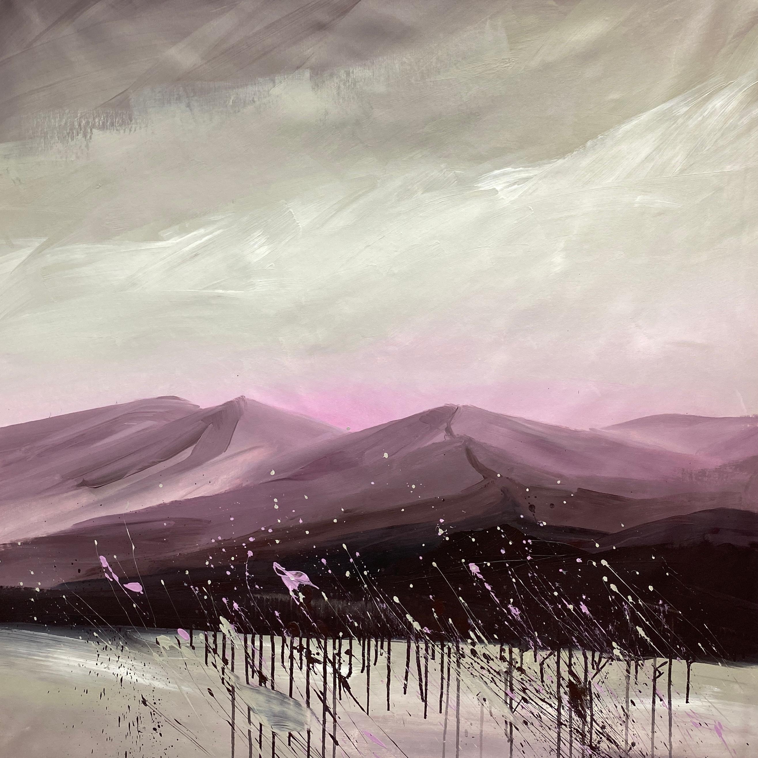 HELEN MOUNT Interior Painting - Purple Echo