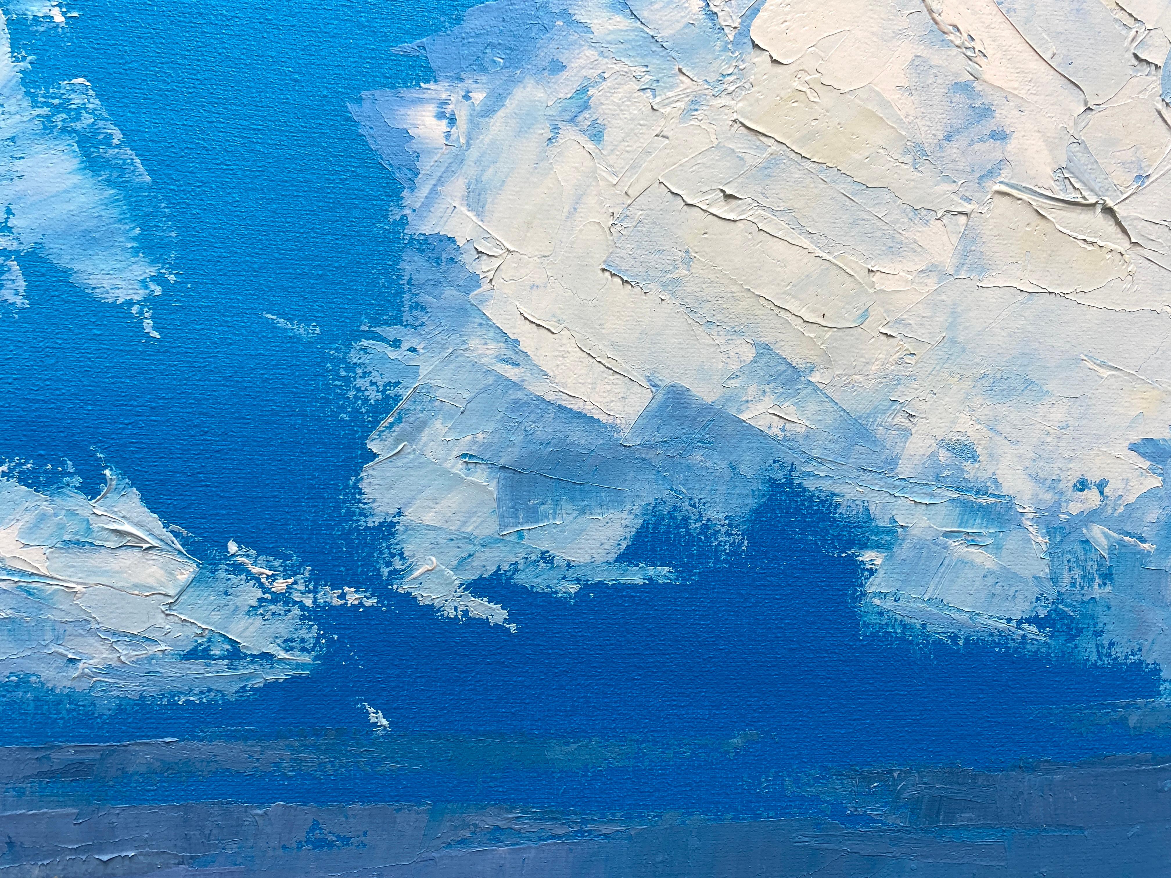 Recuerdo - Landscape Painting Azul de HELEN MOUNT