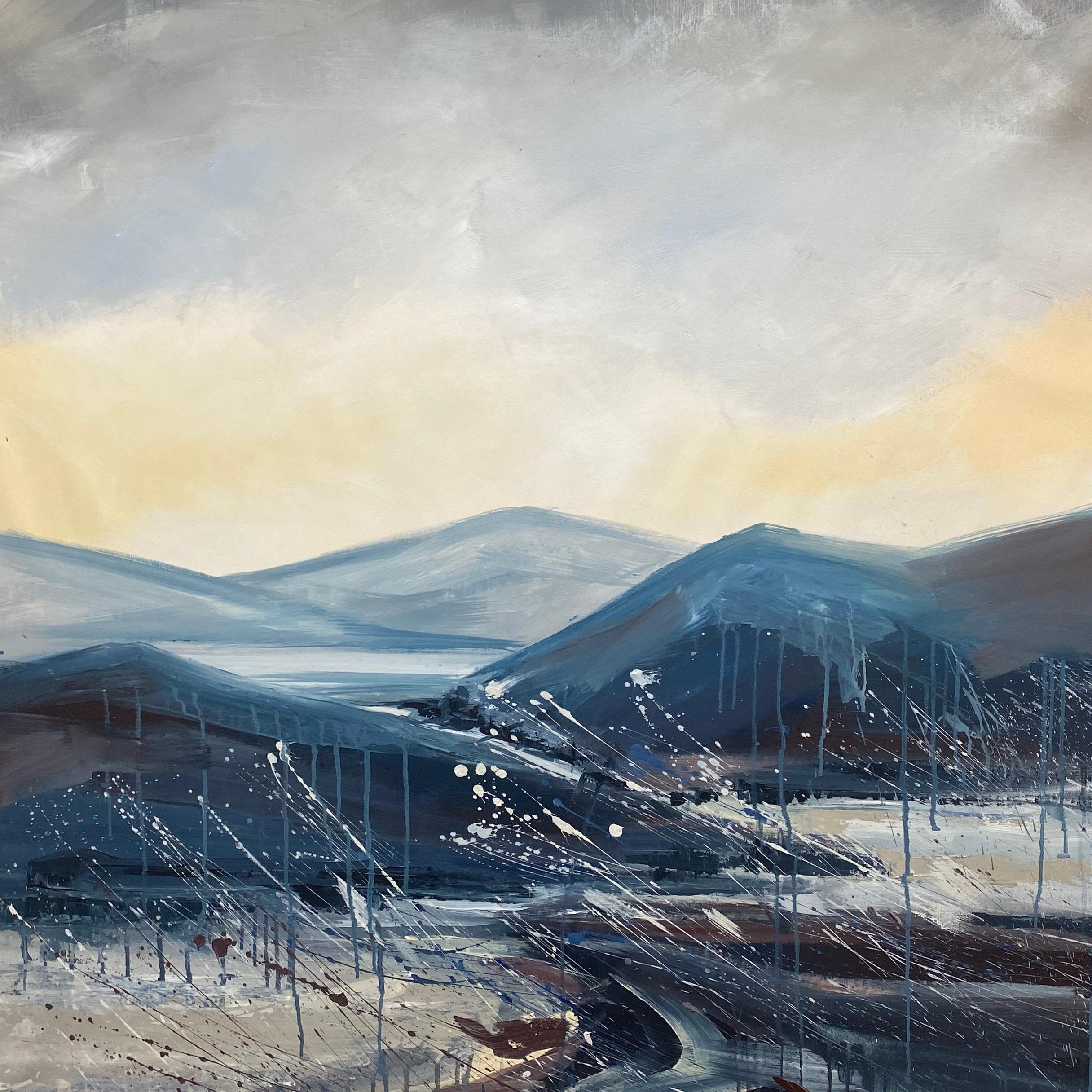 HELEN MOUNT Landscape Painting - Shades of Silence
