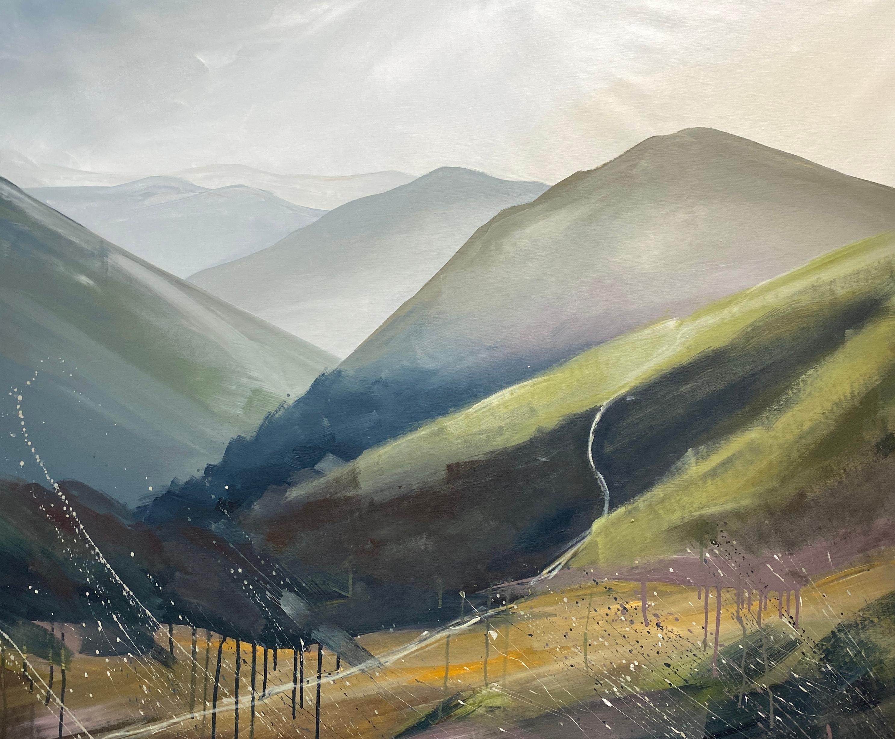HELEN MOUNT Landscape Painting - "The Way Home" 