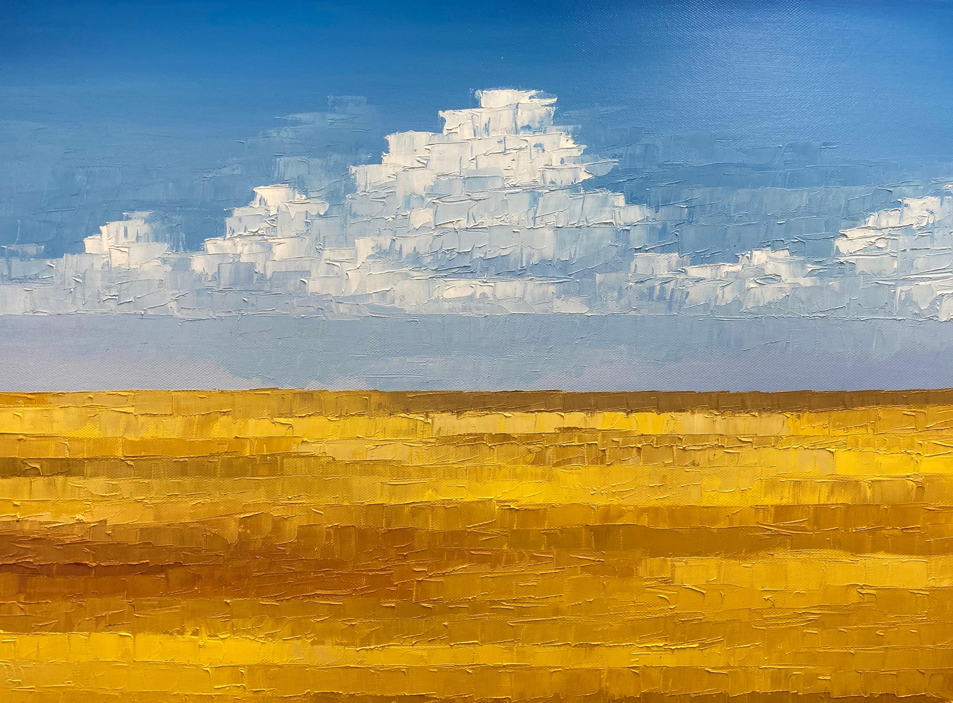 HELEN MOUNT Landscape Painting - Wheat Field
