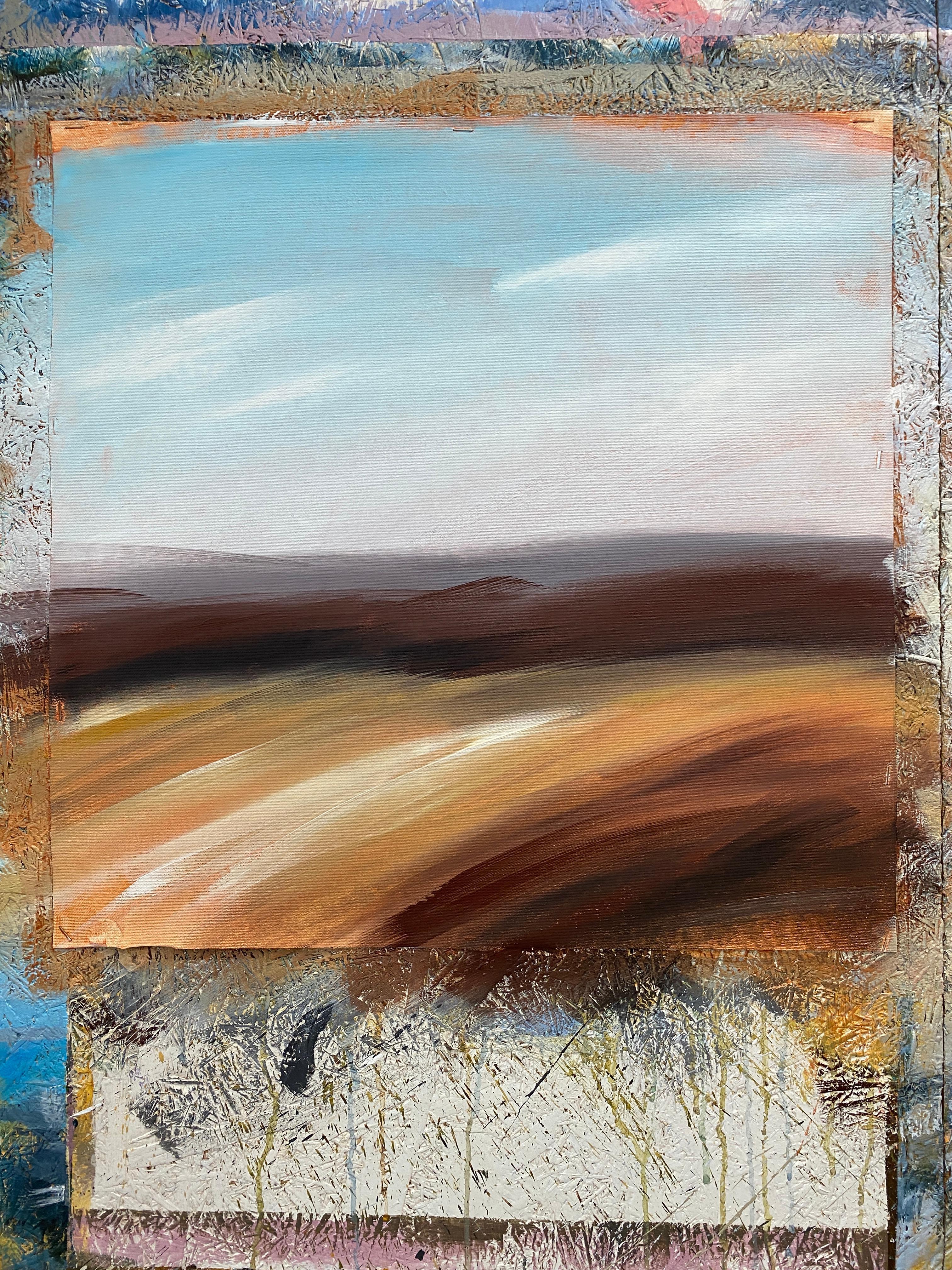 Winterträume/6 (Grau), Landscape Painting, von HELEN MOUNT