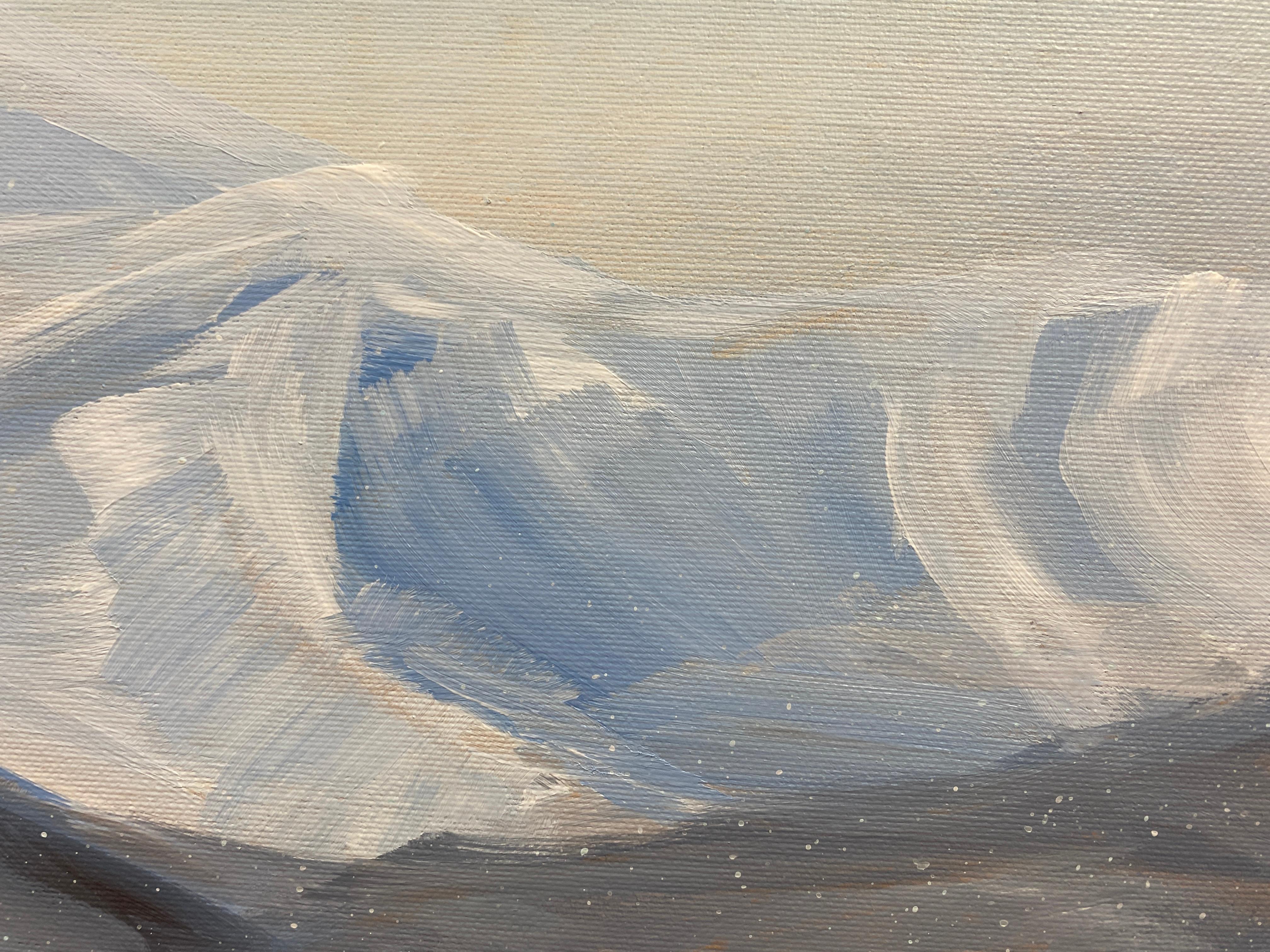 Winterträume/8 (Grau), Interior Painting, von HELEN MOUNT