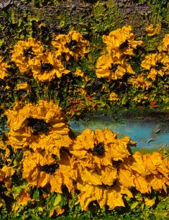 Helen Petri –  Sun Flower Valley – Original Oil Painting