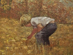 Boy Picking Flowers