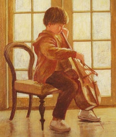 Boy Playing Cello