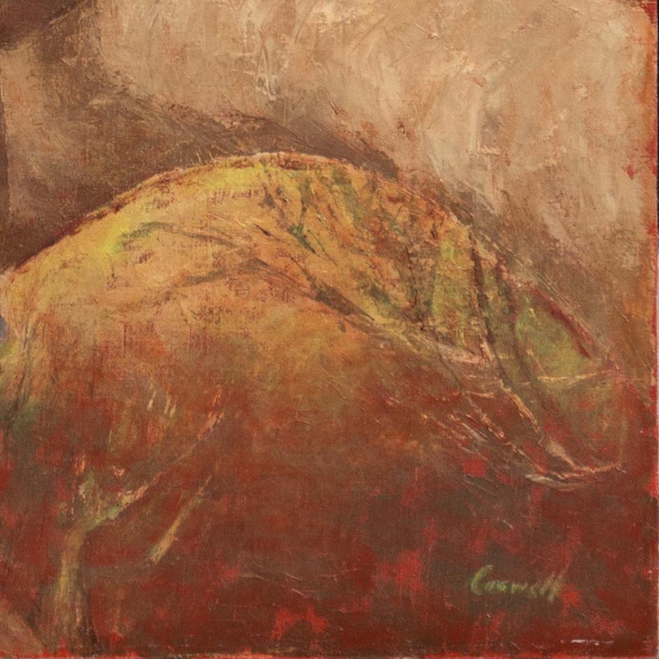 'In the Sycamore', Large Figural Oil, Carmel, California Woman Artist, Muralist - Painting by Helen Rayburn Caswell
