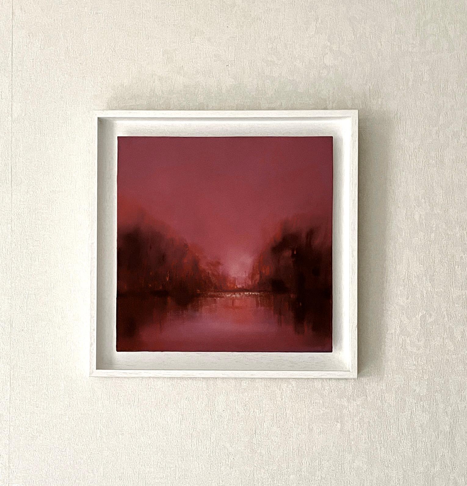Aube, peinture originale, contemporaine, paysage en vente 7
