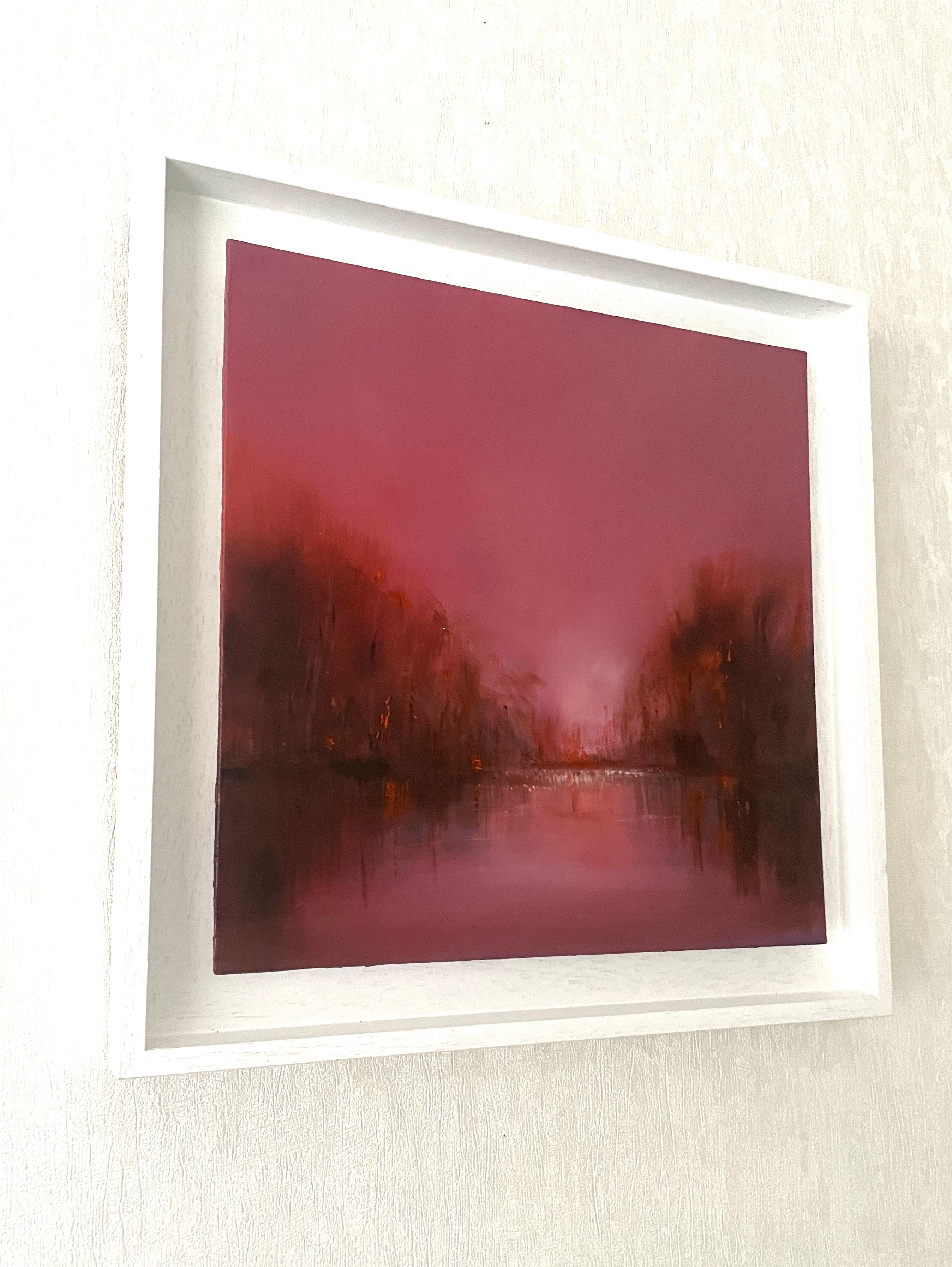 Aube, peinture originale, contemporaine, paysage en vente 5